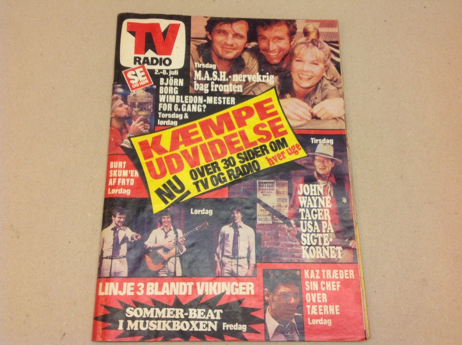 Princess Diana Lady Di Prince Charles Old Vtg Danish Magazine 1981 "Se og Hoer"