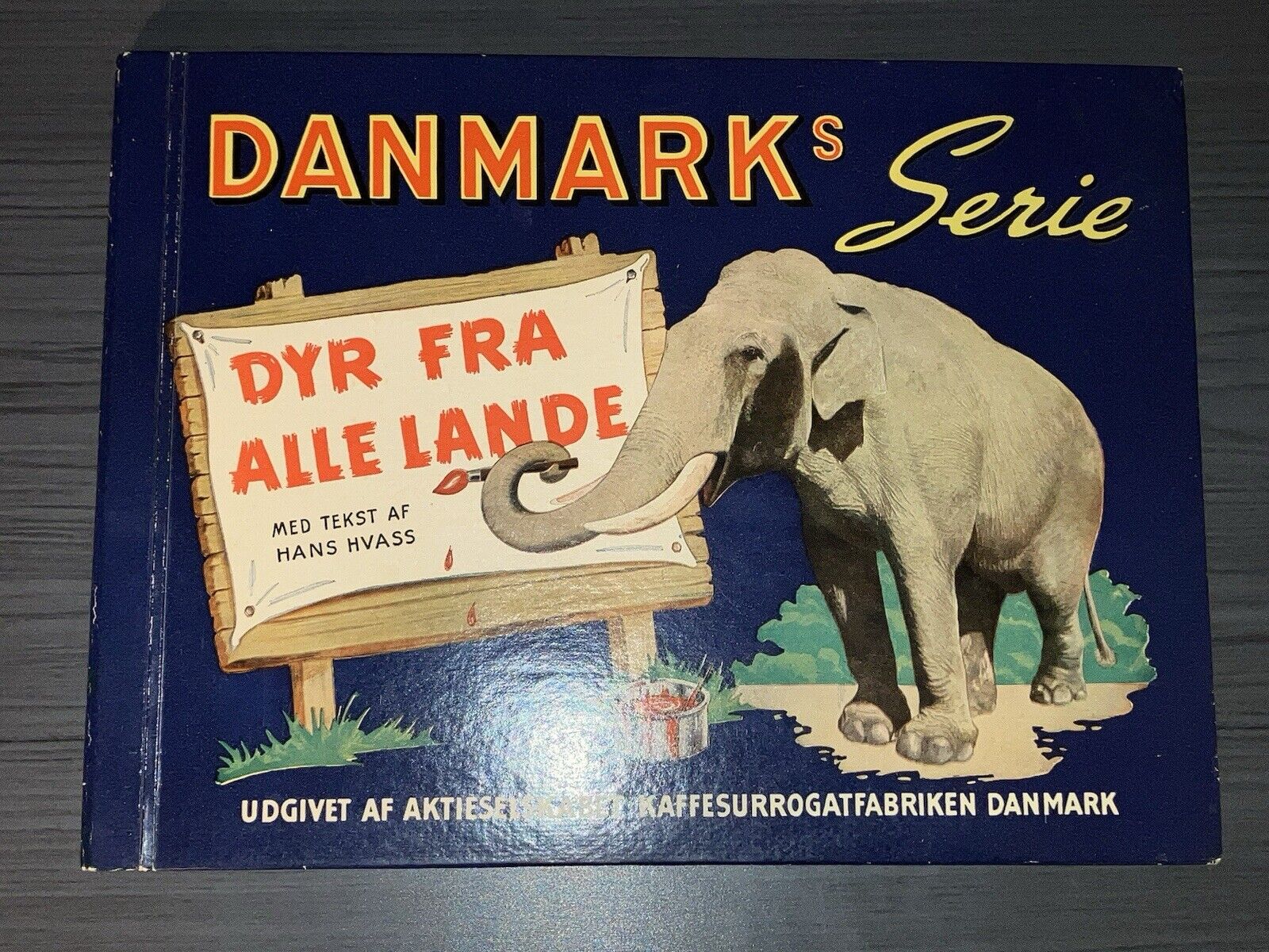 1947 DANMARKS SERIE - DYR FRA ALLE LANDE RARE DANISH COMPLETE ANIMAL ALBUM