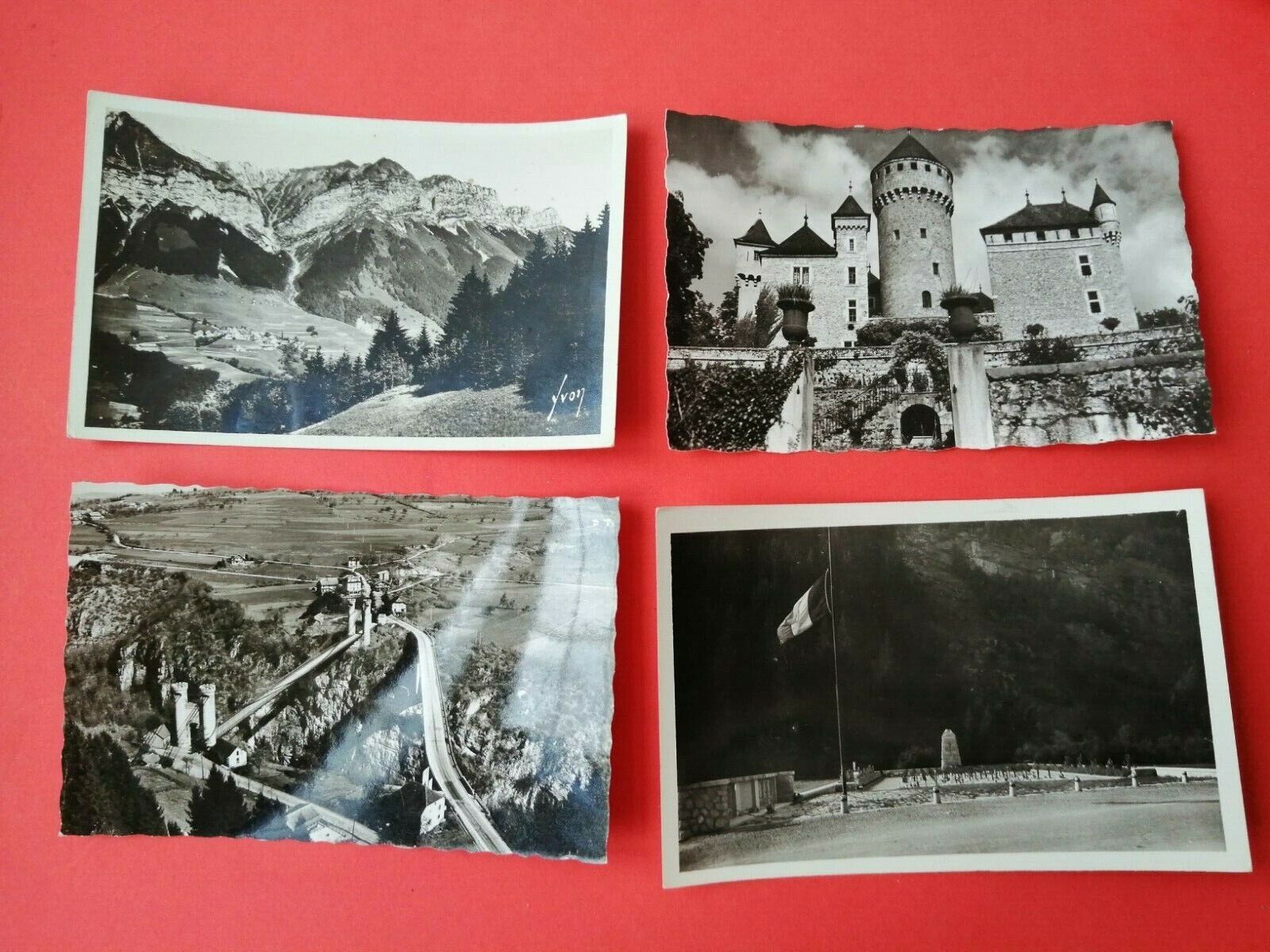 13 Vintage Postcards FranceVeyrier-Du-LacLac D'Annecy