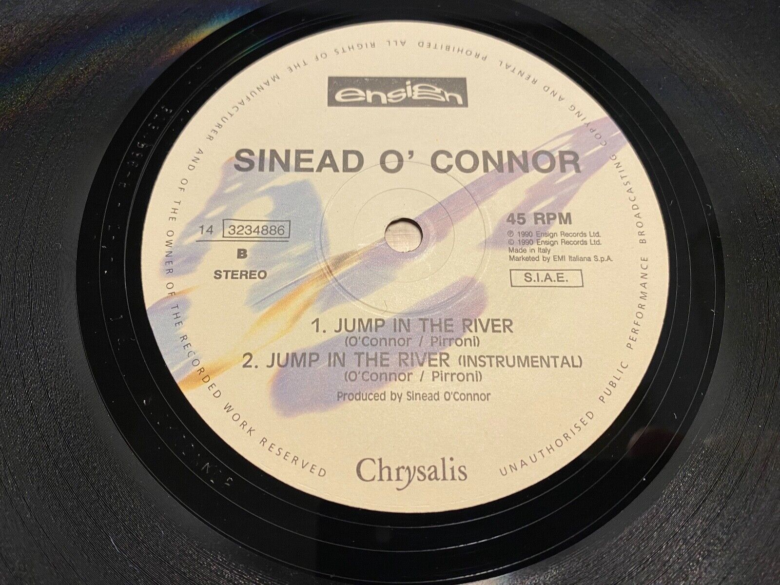 SINEAD O´CONNOR "NOTHING COMPARES 2 U" SIAE ENSIGN 1990 12" MAXI SINGLE ITALY***