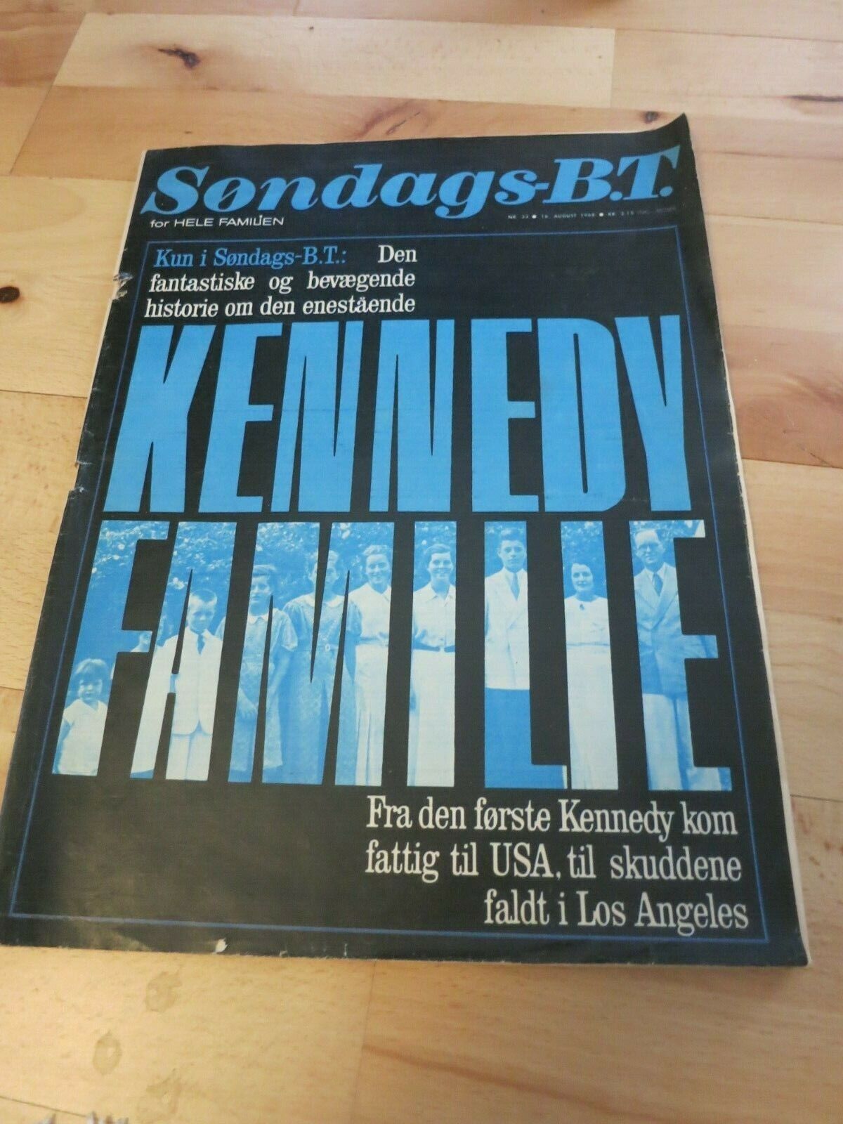 Danish Magazine Robert John F KENNEDY 1968 LONE HERTZ (#21)