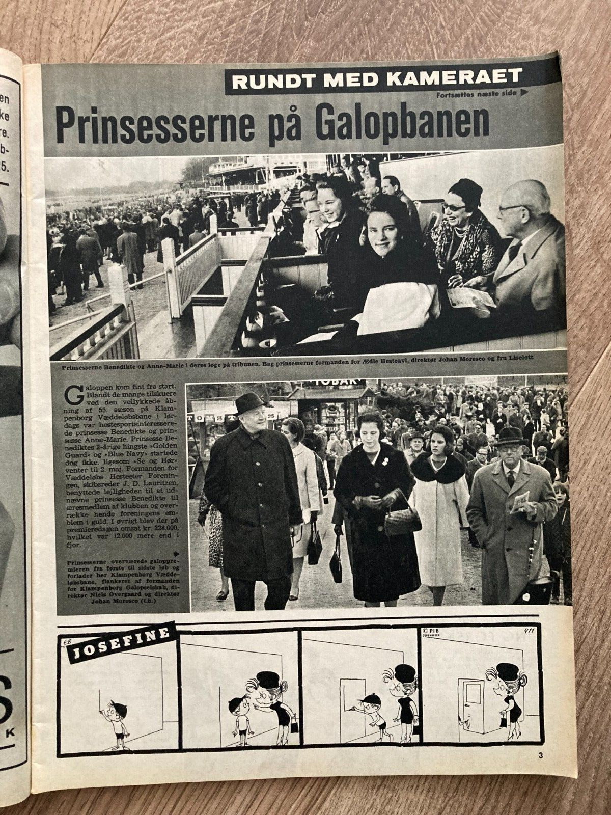 Greek King Constantine Queen Anne-Marie Gallop Danish Magazine 1964 Se og Hør