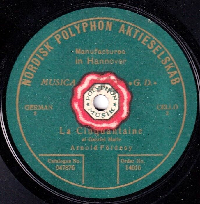 Földesy Beethoven (Menuet) + Marle (La Cinquantaine) NPA 14016 (10") NM(-)