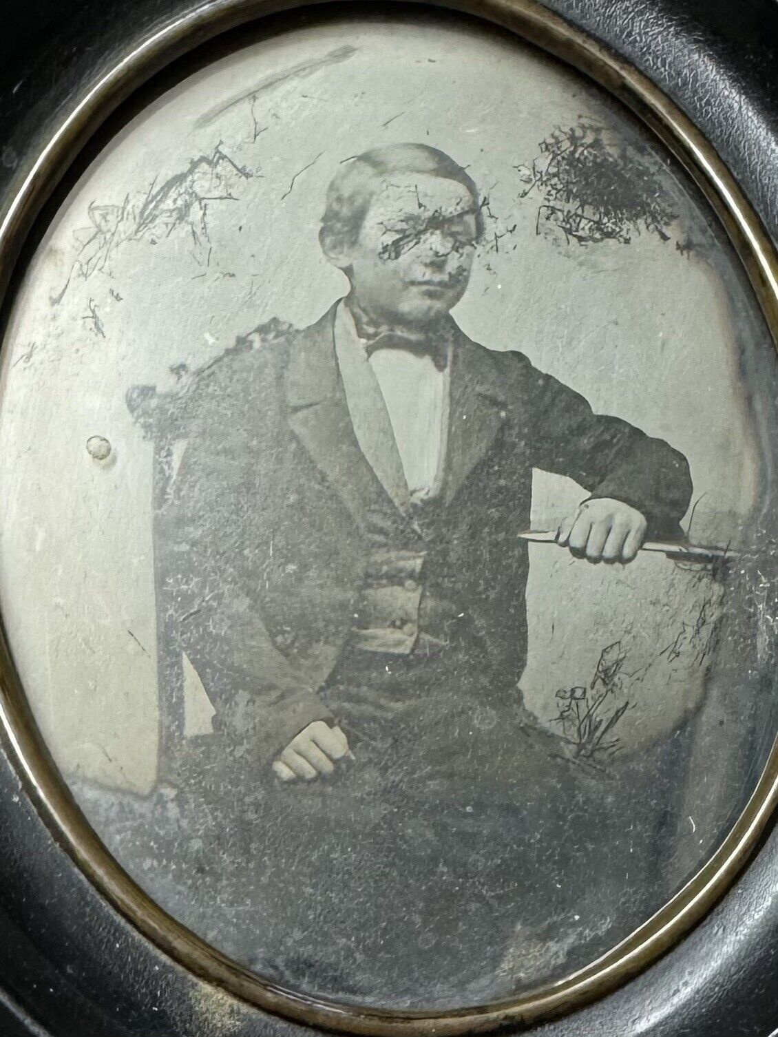 Charming Portrait Photo Of  You Man Boy Sitting On A Chair Kate 19th. Century