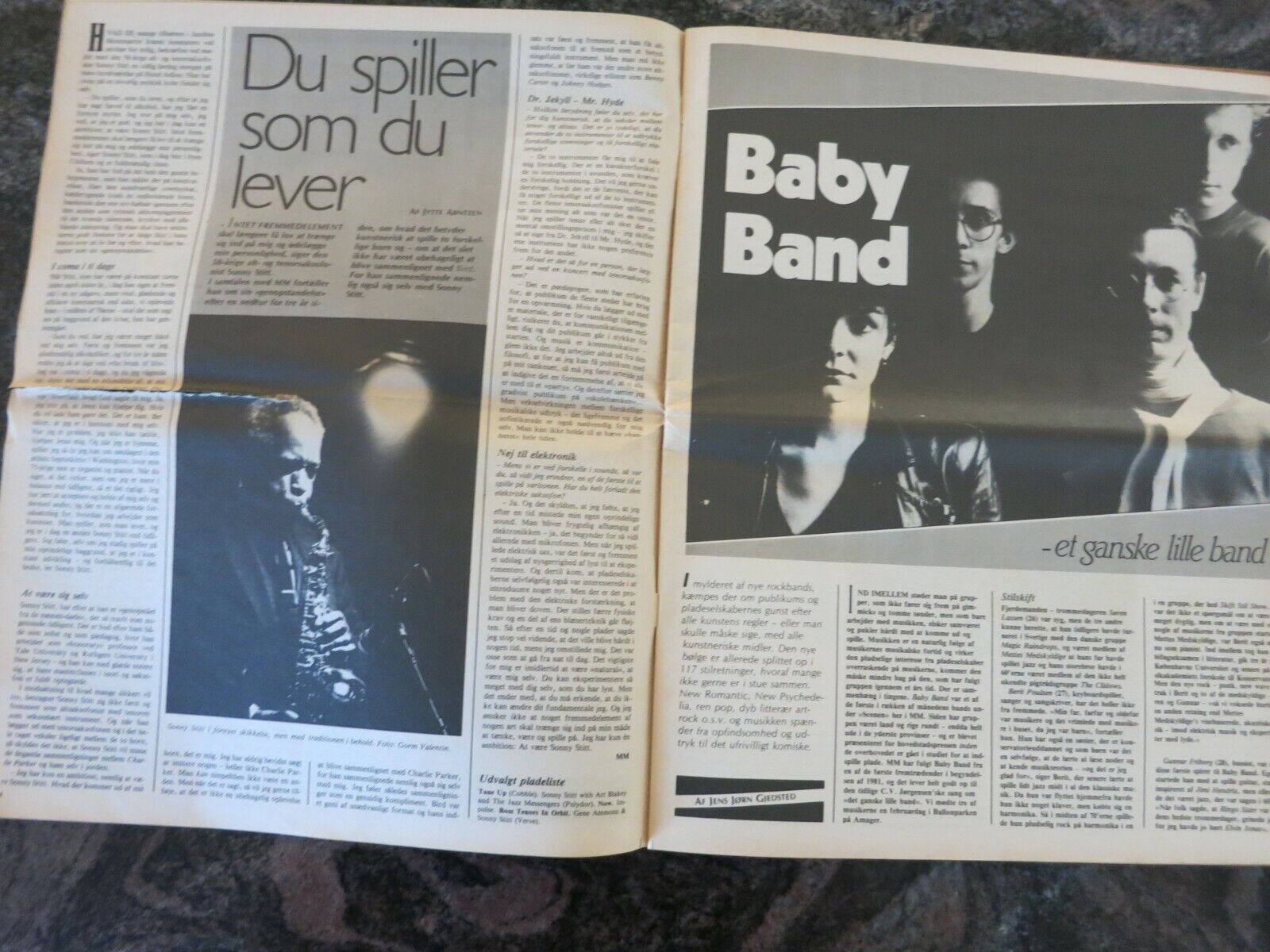 Danish Magazine 1982 PETE SHELLEY Sonny Stitt HUMAN LEAGUE NA1