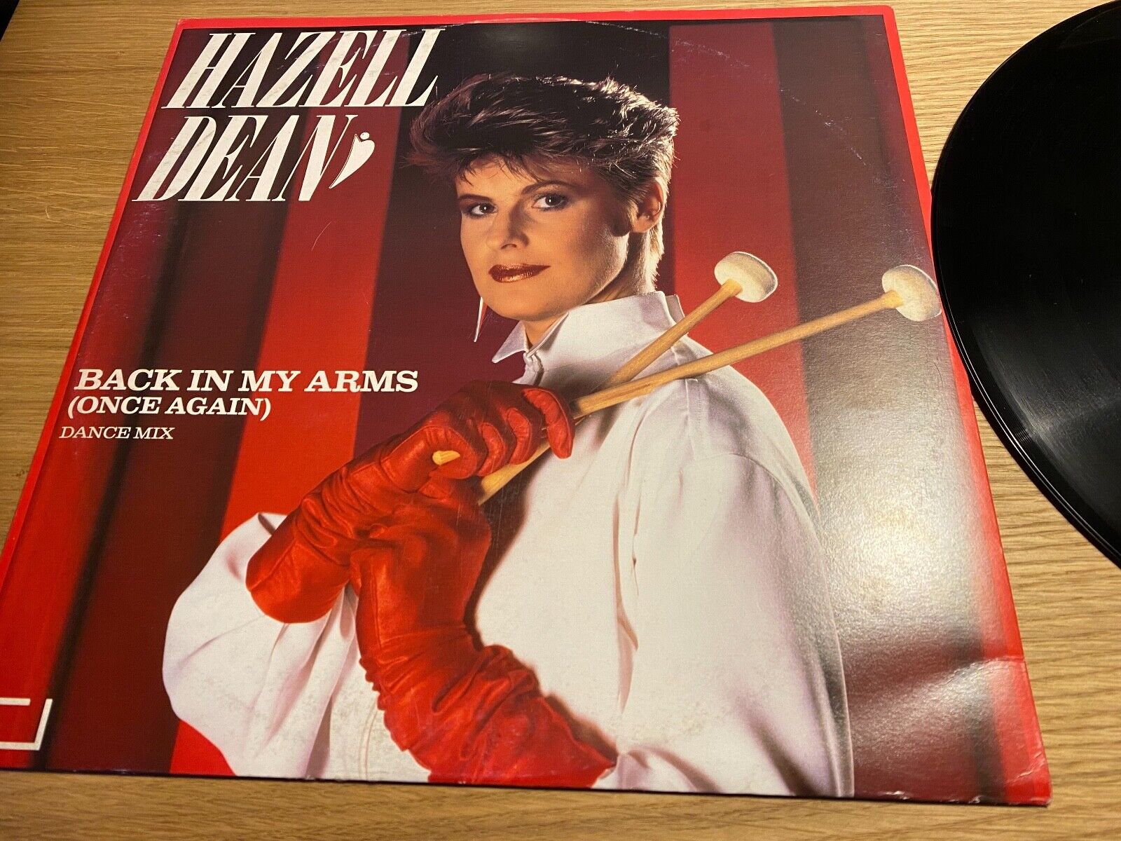 HAZELL DEAN "BACK IN MY ARMS" 1984 12" VINYL MAXI SINGLE PROTO RECORDS HOLLAND**