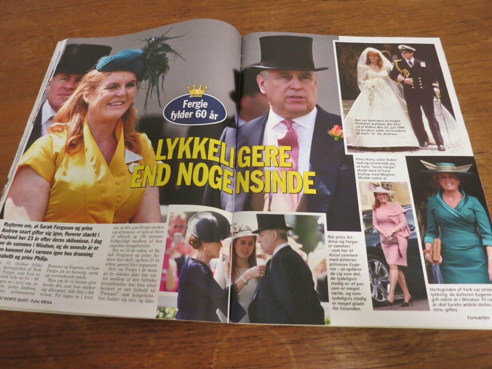 Magazine ROYAL Princess MARY Frederik SOFIA Silvia ABBA Anne-Marie Fergie Q79