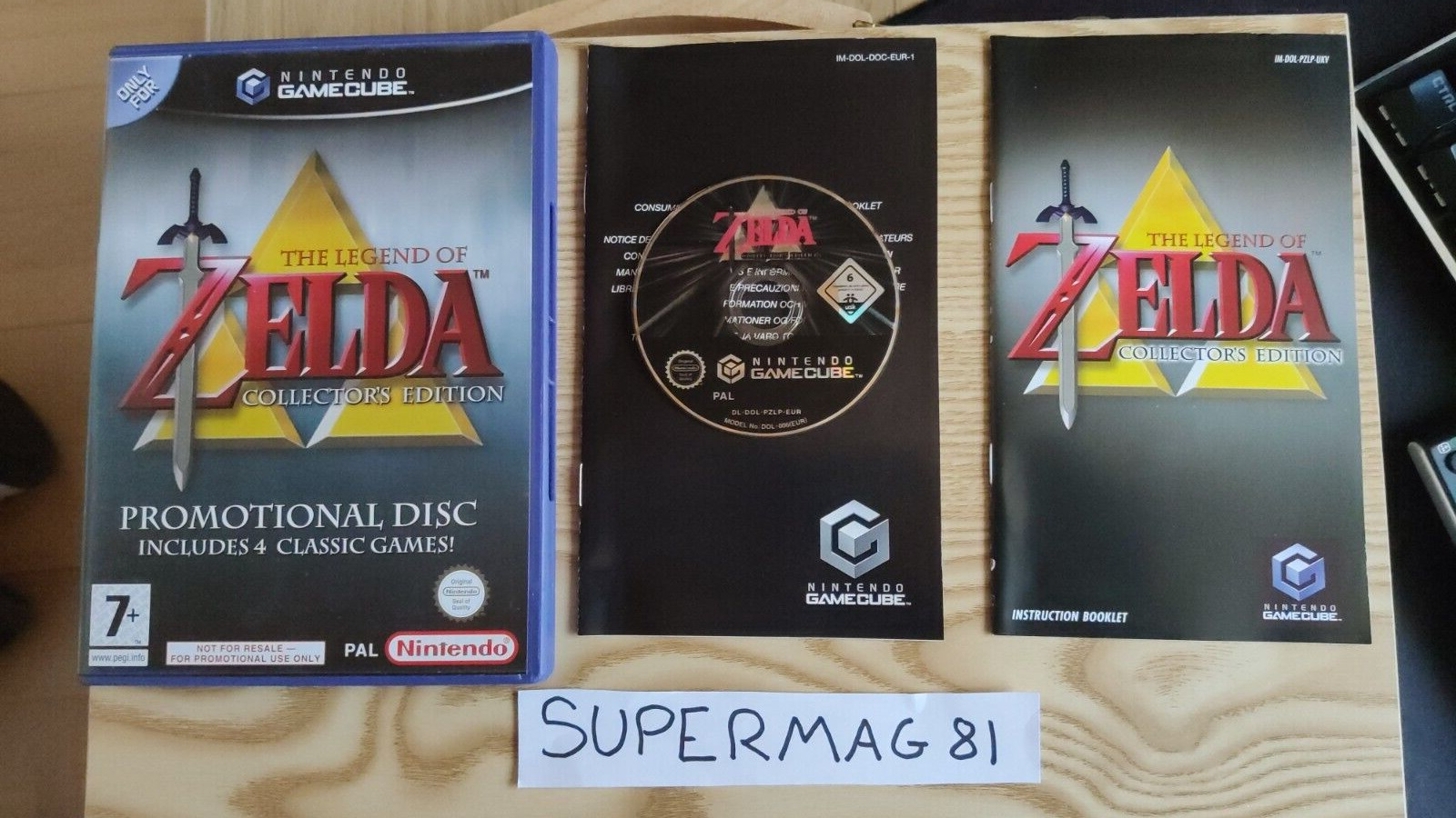 The Legend of Zelda: Collector's Edition Promotional Disc Gamecube PAL CIB