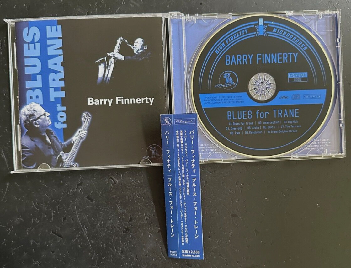 BARRY FINNERTY ''BLUES FOR TRANE'' - JAPAN CD - VICTOR JONES / RON MCCLURE