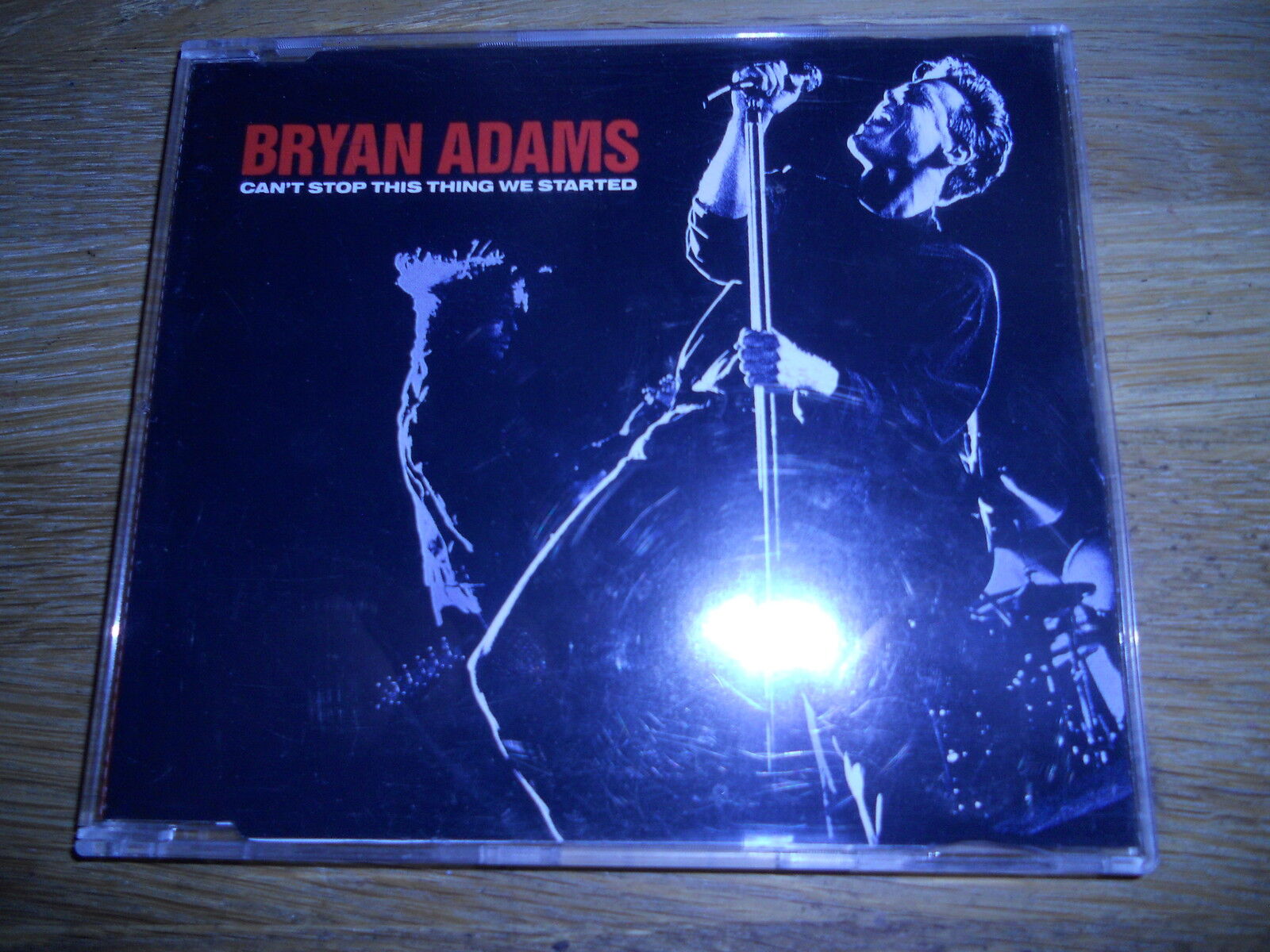 BRYAN ADAMS "CAN´T STOP THIS THING WE STARTED" 1991 RARE 3 TRACKS CD SINGLE+LIVE