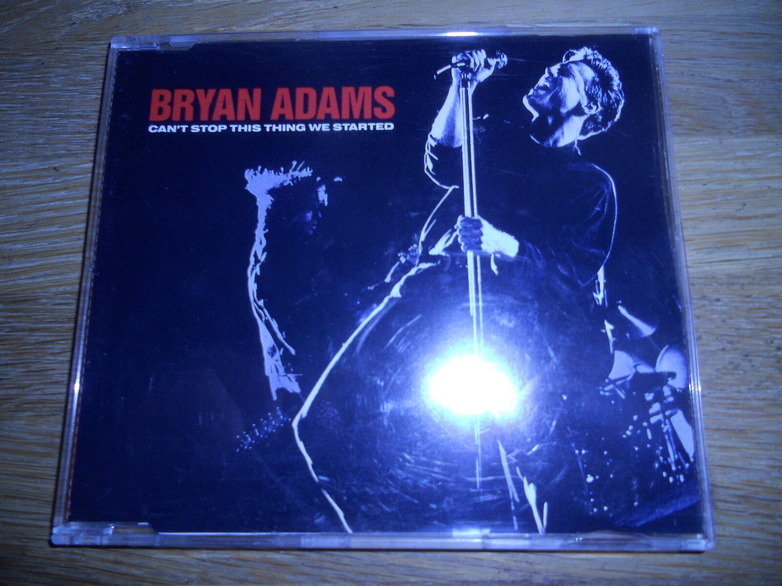 BRYAN ADAMS "CAN´T STOP THIS THING WE STARTED" 1991 RARE 3 TRACKS CD SINGLE+LIVE