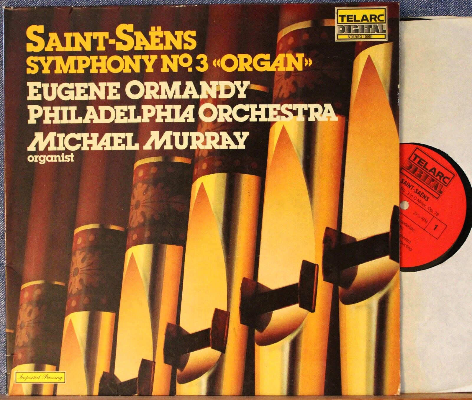 Ormandy; Murray Saint-Saëns (Organ symphony) Telarc 10051 dig NM