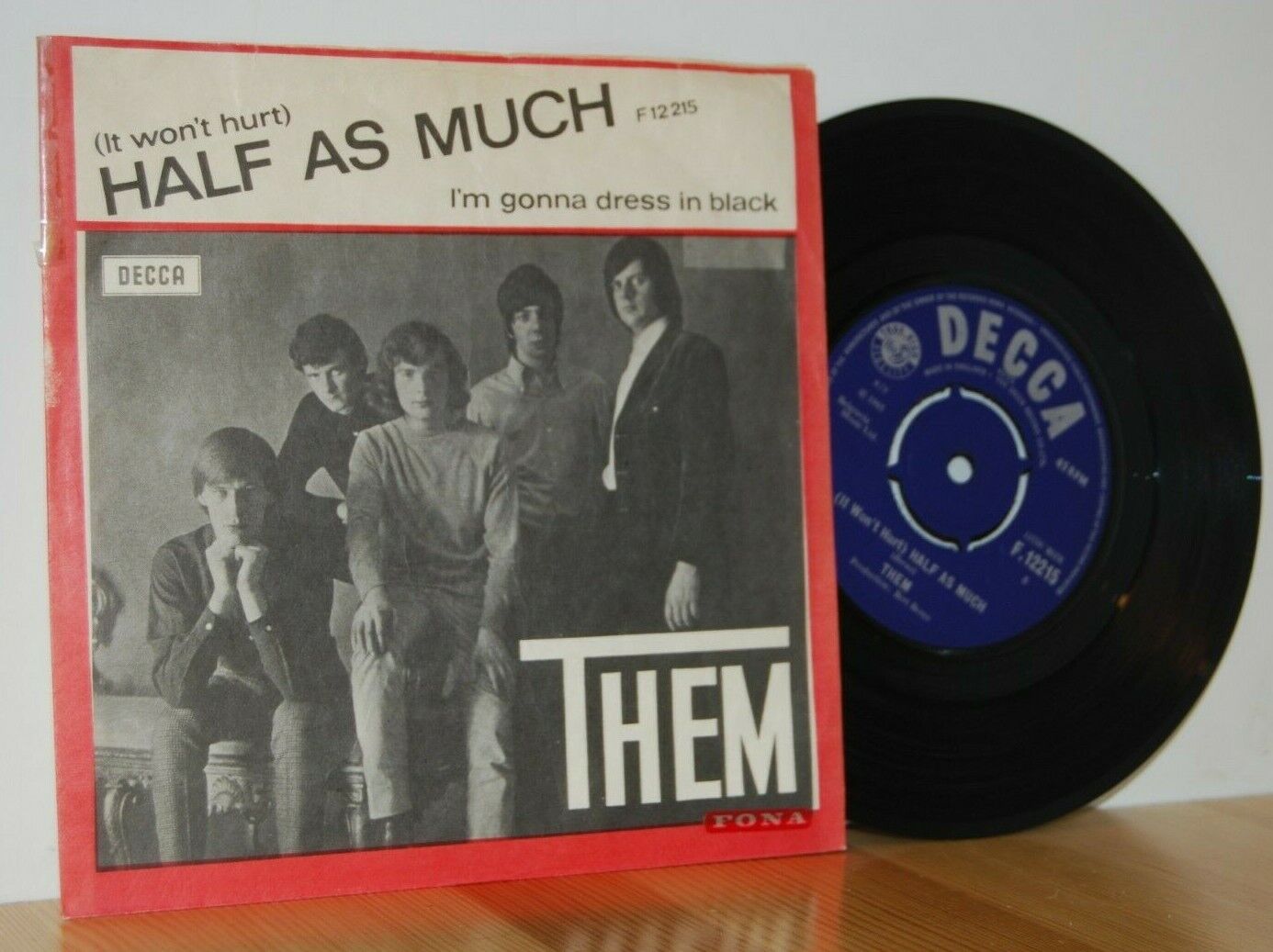 THEM Half As Much F12215 Picture Sleeve Denmark