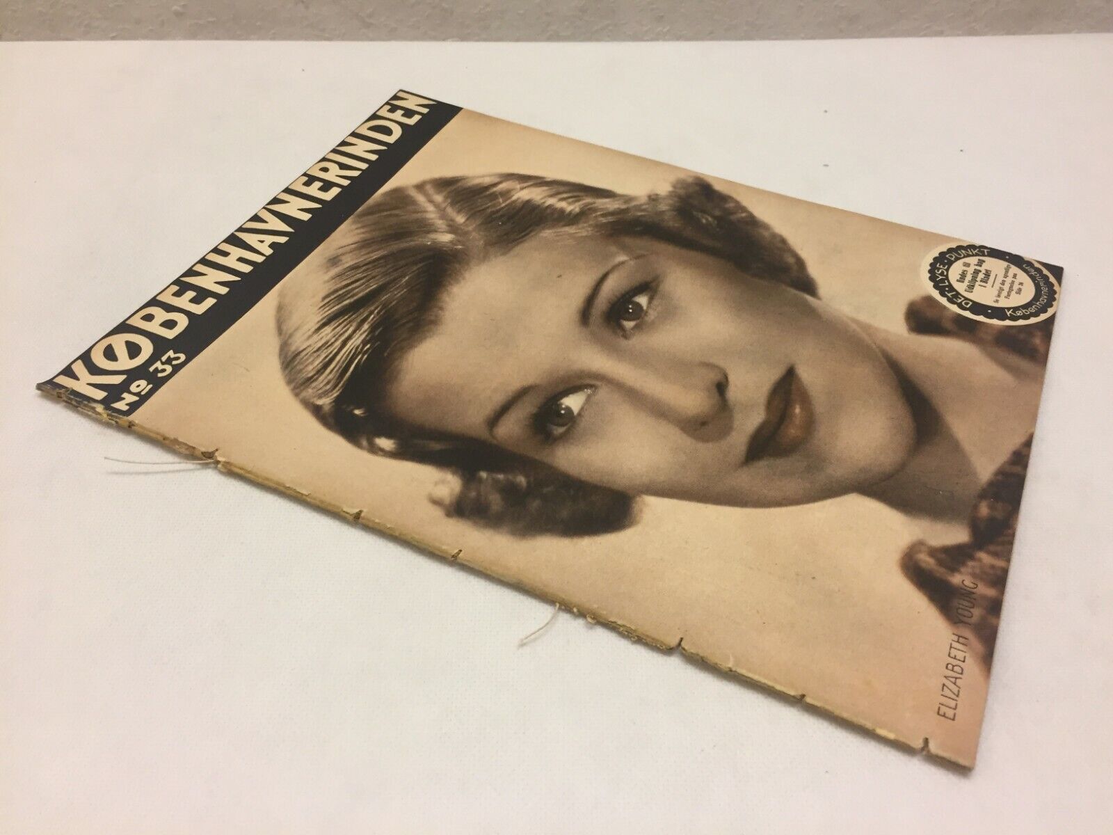 Elizabeth Young Complete Antique Vintage Danish Magazine 1934 Københavnerinden