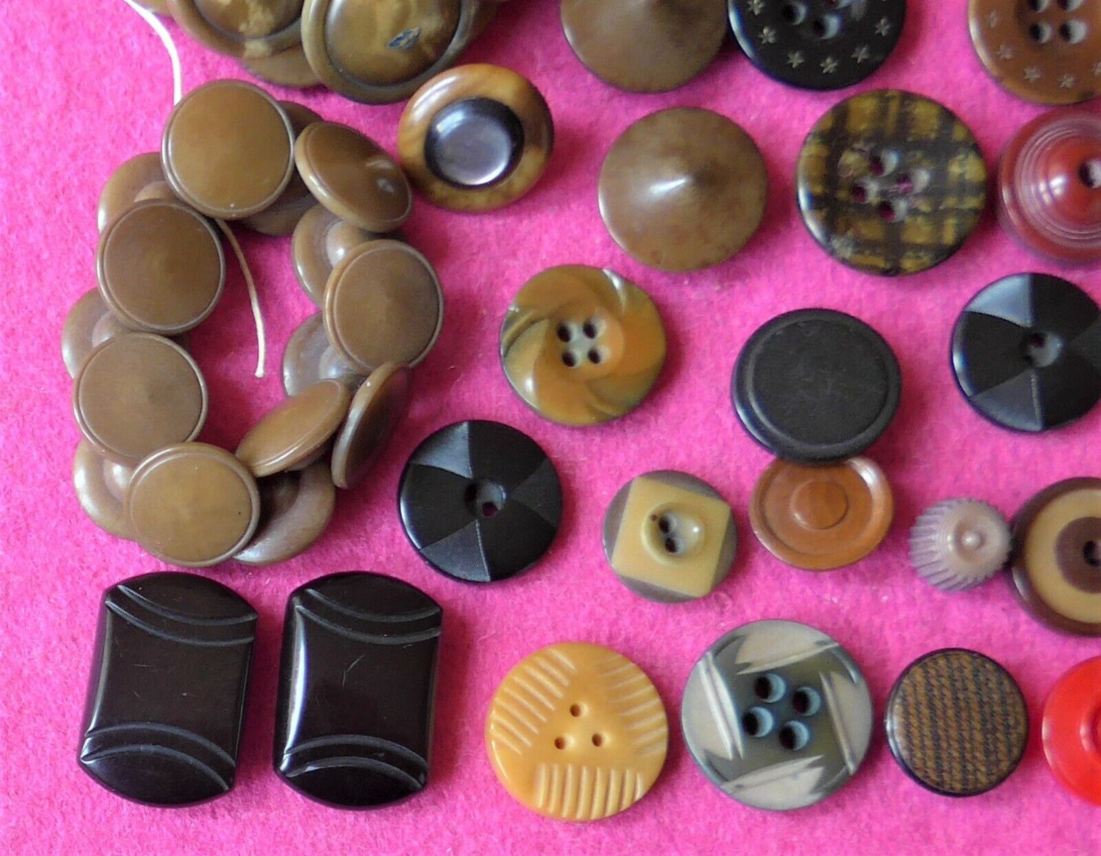 64 COLLECTABLE vintage VEGETABLE IVORY buttons whistle carved none plain  (84)