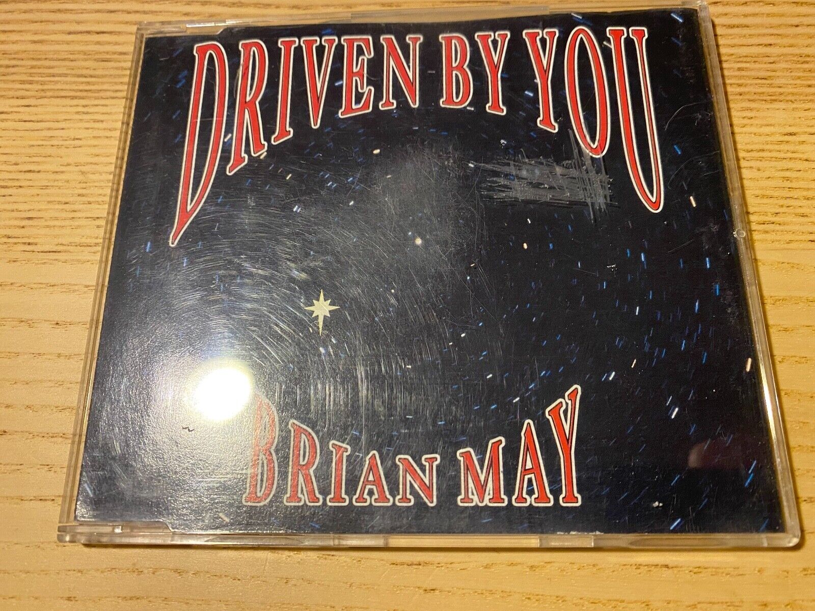 BRIAN MAY (QUEEN) "DRIVEN BY YOU / JUST ONE LIFE" 1991 EMI RECORDS CD SINGLE***