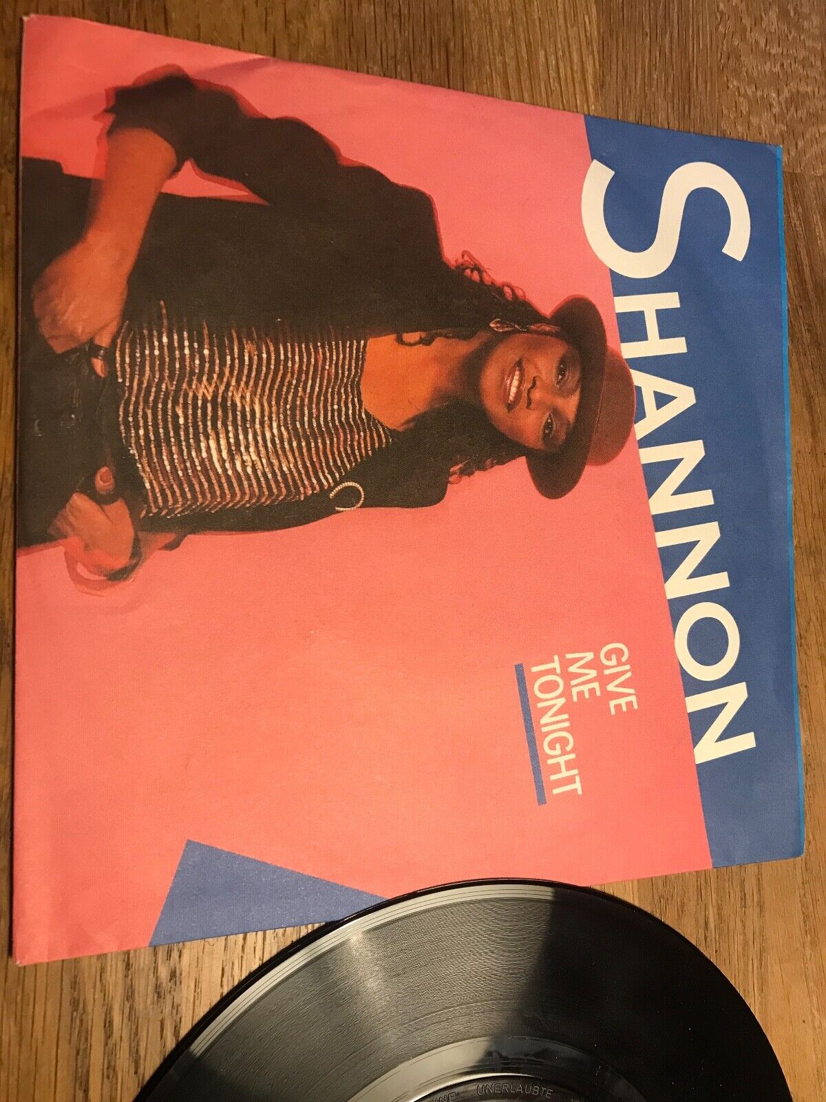 SHANNON "GIVE ME TONIGHT" 1984 POLYDOR RECORDS USED WEST GERMAN PRESSING DISCO**