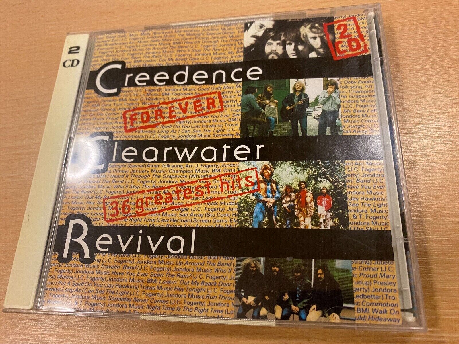 CREEDENCE CLEARWATER REVIVAL "FOREVER 36 GREATEST HITS" 2 X CD AMIGO RECORDS NCB