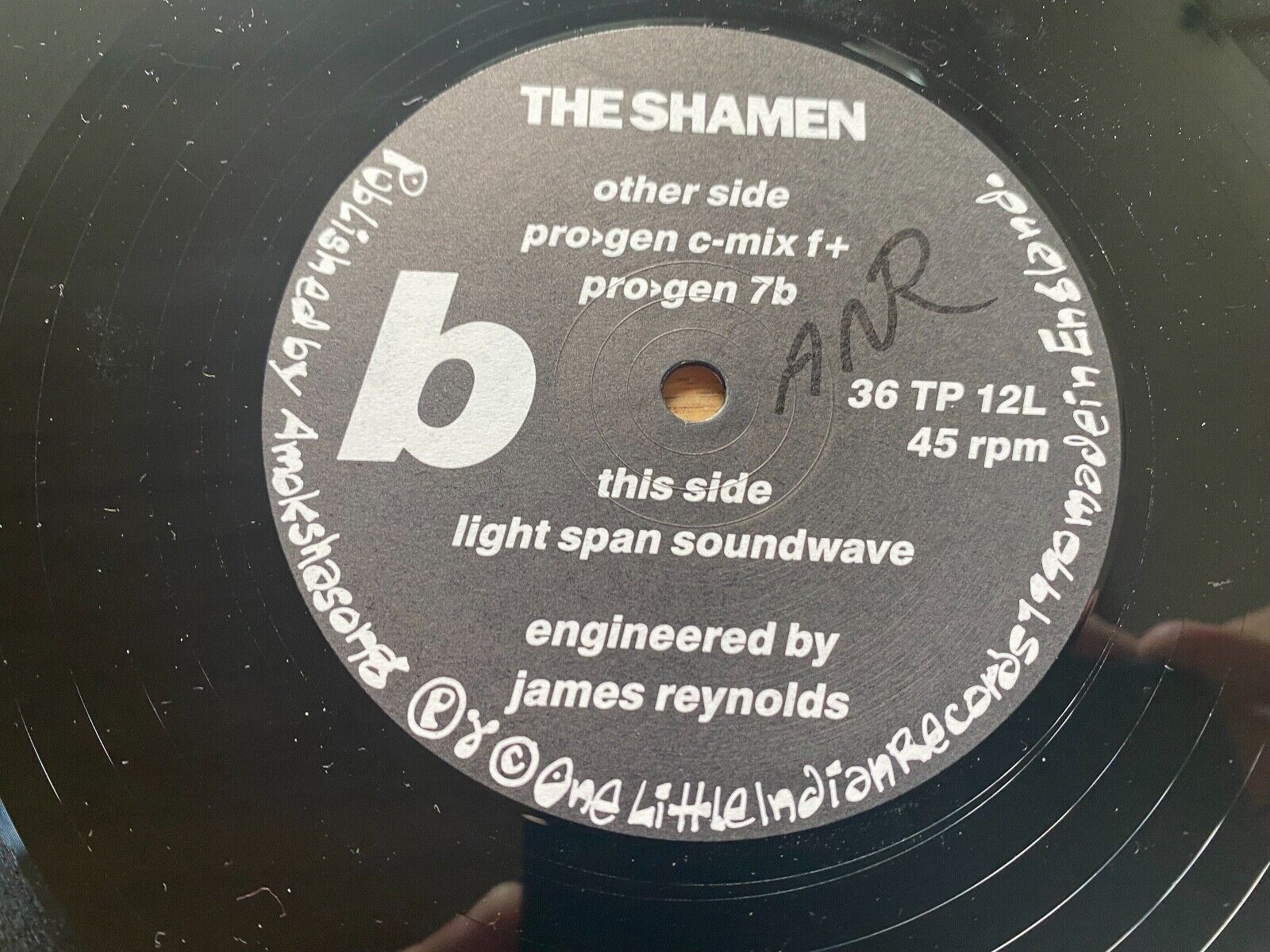 THE SHAMEN "PRO-GEN" C-MIX / LIGHT SPAN SOUNDWAVE" 1990 UK PRESS 12" MAXI RARE