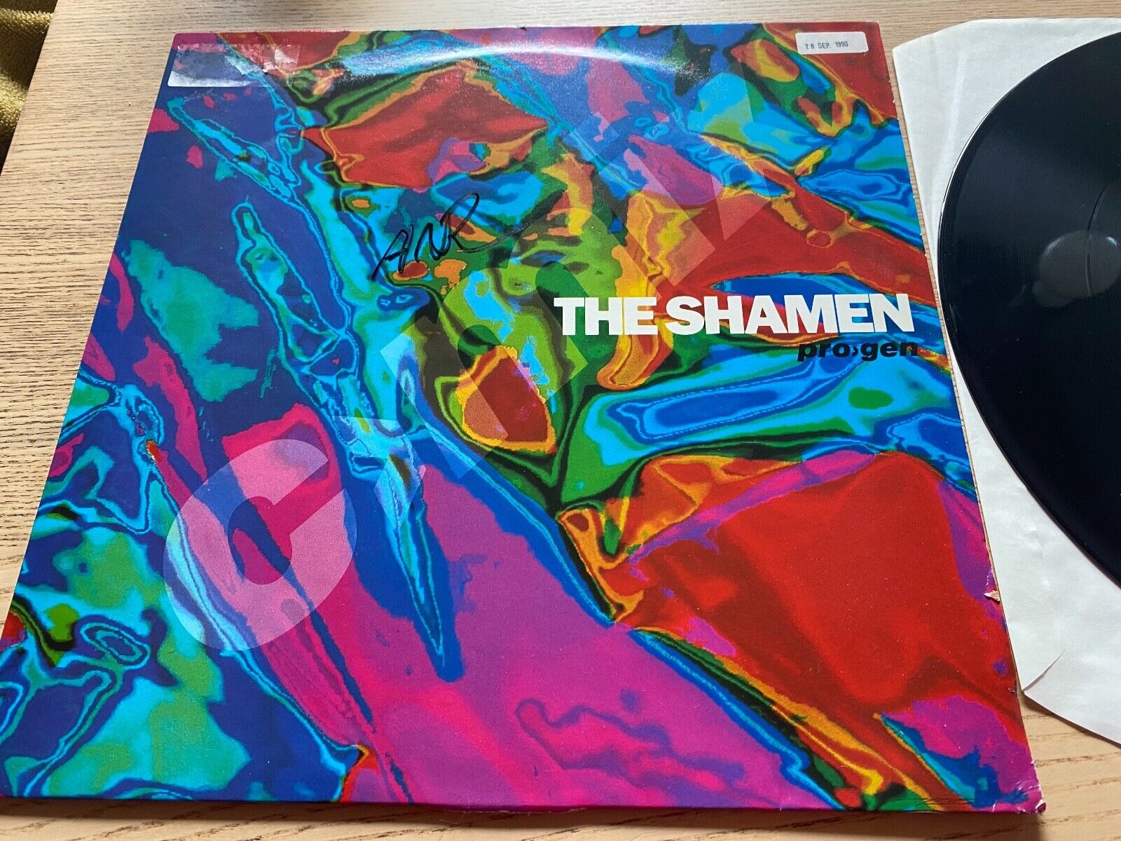 THE SHAMEN "PRO-GEN" C-MIX / LIGHT SPAN SOUNDWAVE" 1990 UK PRESS 12" MAXI RARE