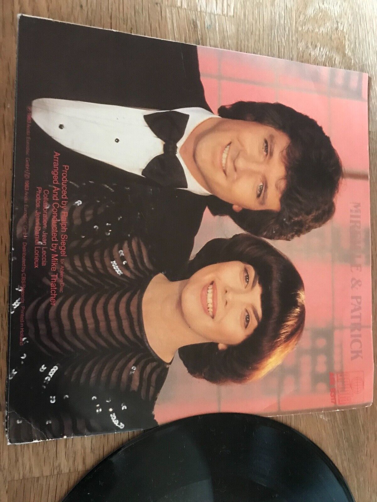 MIREILLE MATHIEU  PATRICK DUFFY "TOGETHER WE´RE STRONG" ARIOLA RECORDS 1983 7"