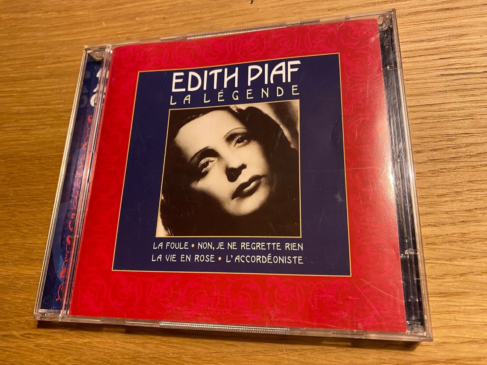 EDITH PIAF "LA LEGENDE" 2 X CD CD SET 28 TRACKS 1996 DISKY RECORDS HOLLAND RARE*