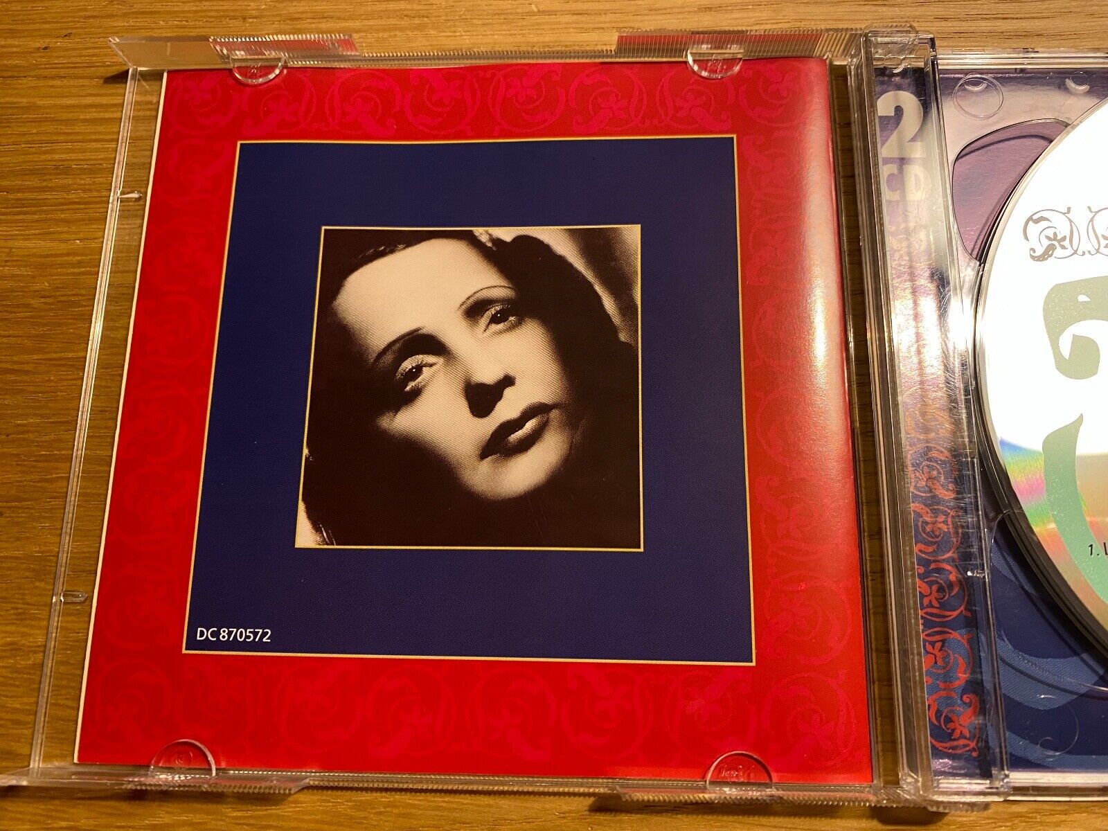 EDITH PIAF "LA LEGENDE" 2 X CD CD SET 28 TRACKS 1996 DISKY RECORDS HOLLAND RARE*