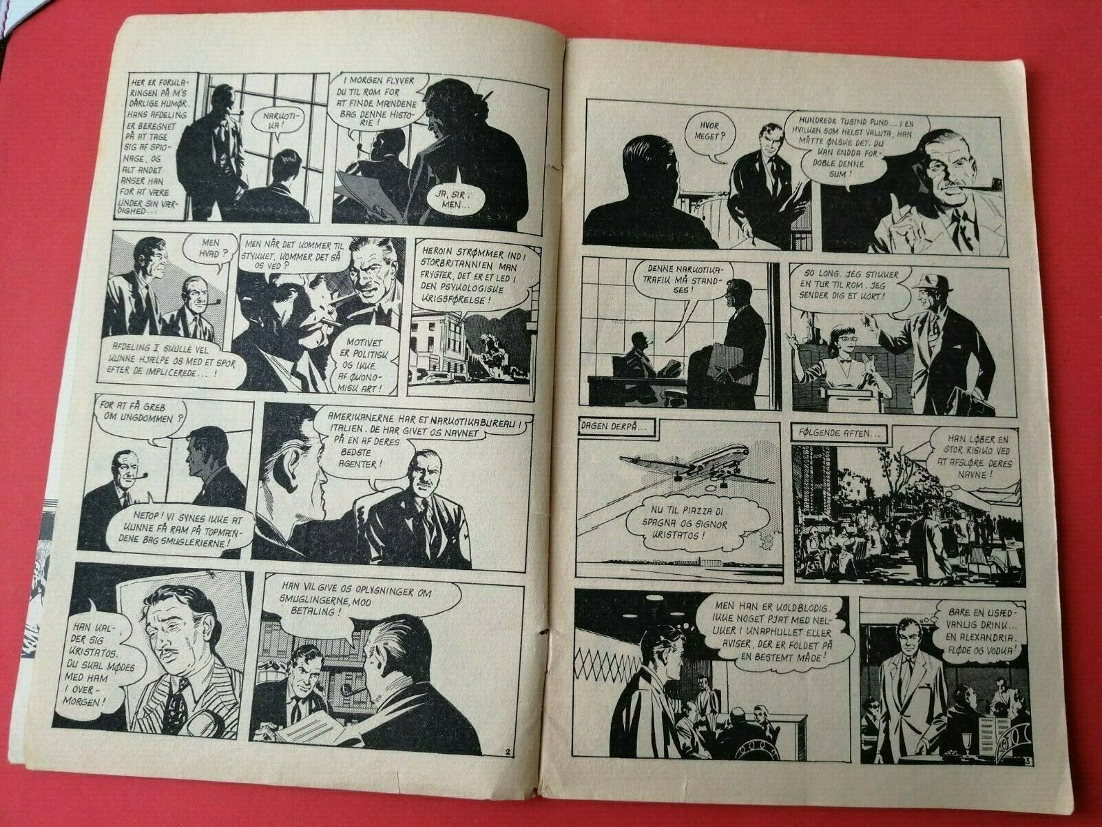 Danish Comic"007 James Bond" Sean Connery on cover and back pagesNo 101964