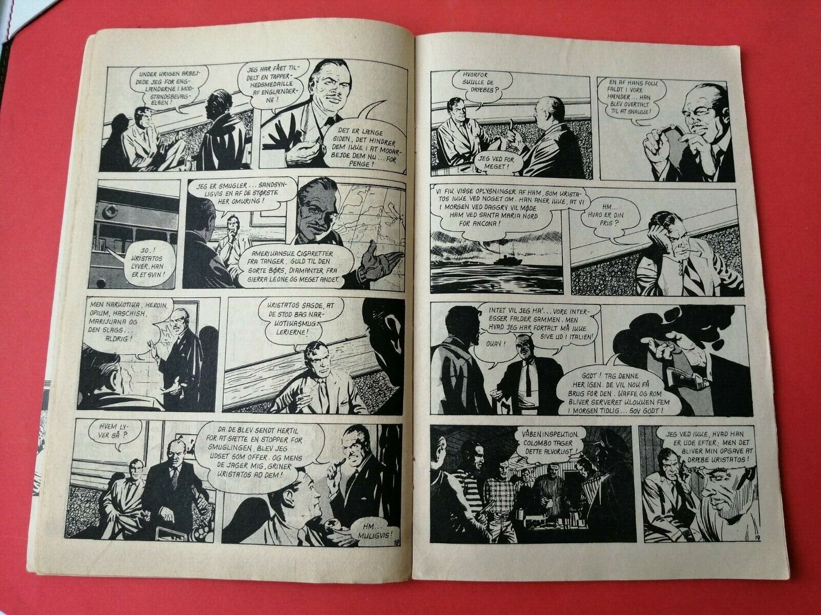 Danish Comic"007 James Bond" Sean Connery on cover and back pagesNo 101964