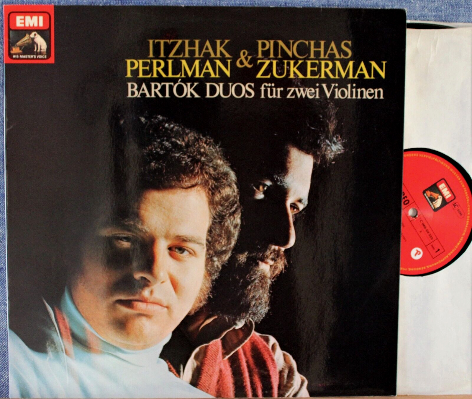 Perlman; Zukerman Bartok (Duos for two violins) EMI 065-03 320 NM