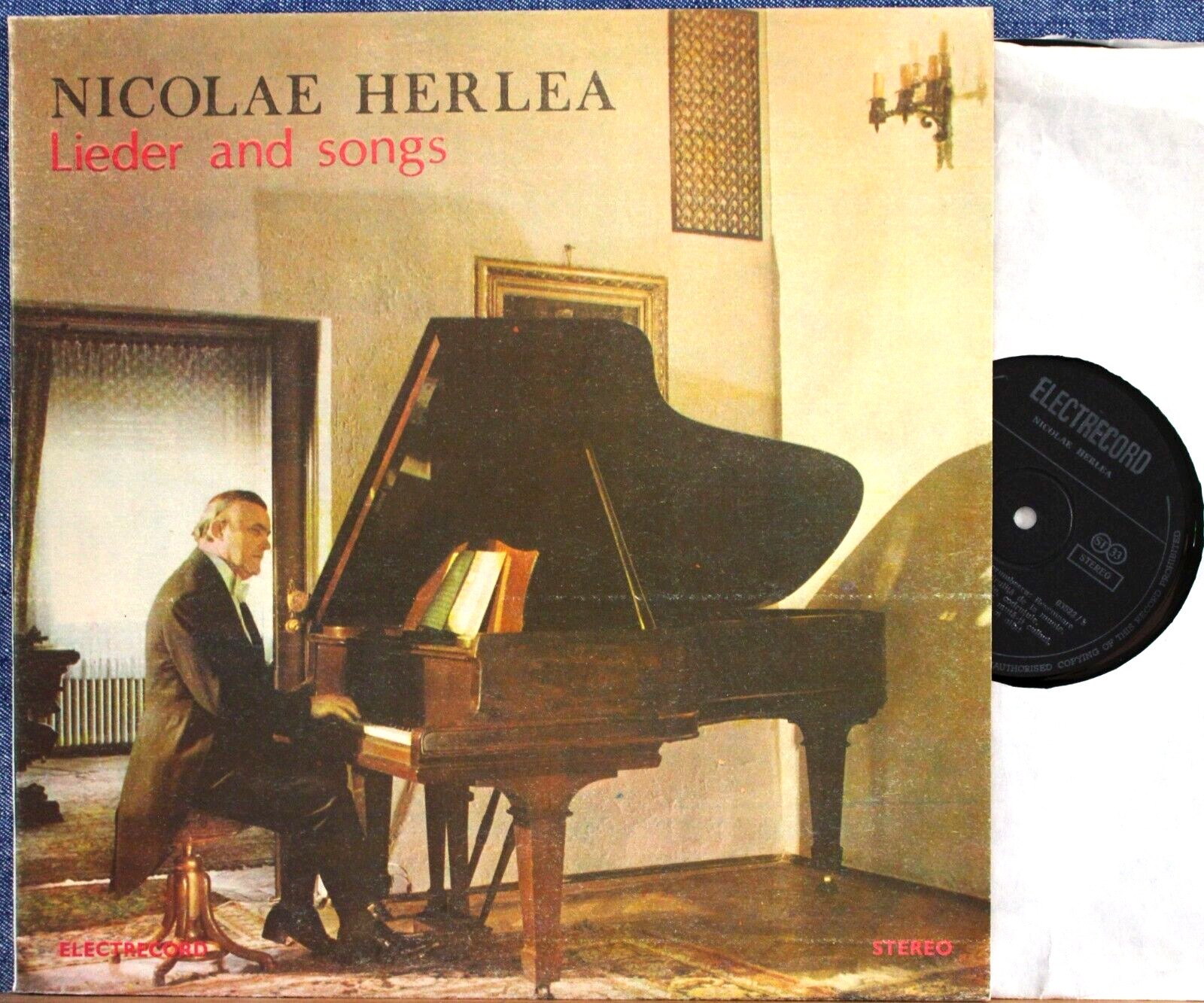 Herlea Lieder recital Electrecord ST-ECE 03522 NM