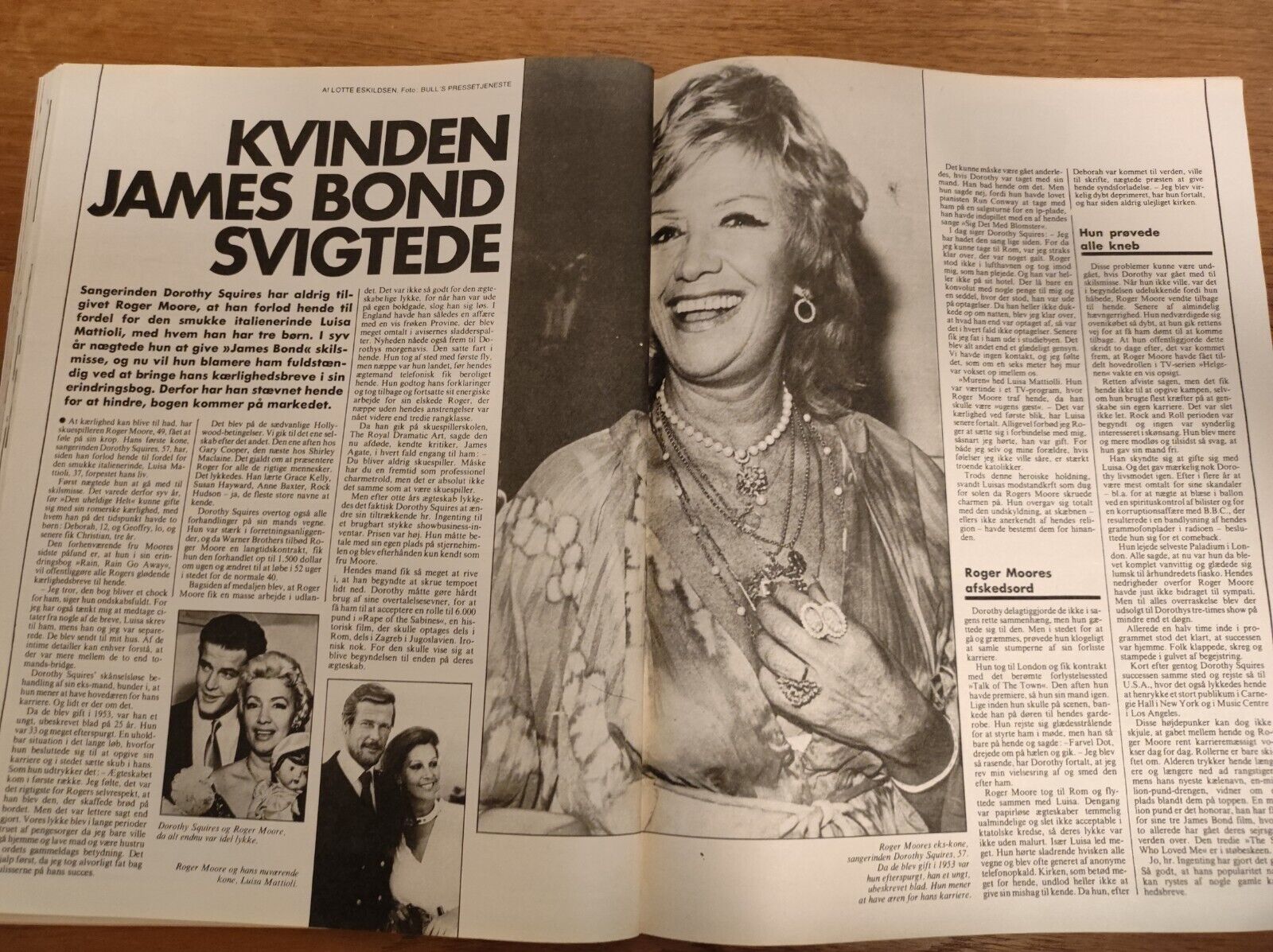 QUEEN SILVIA Victoria Peter Belli ABBA Dorothy Squires 1977 Danish Magazine BB49