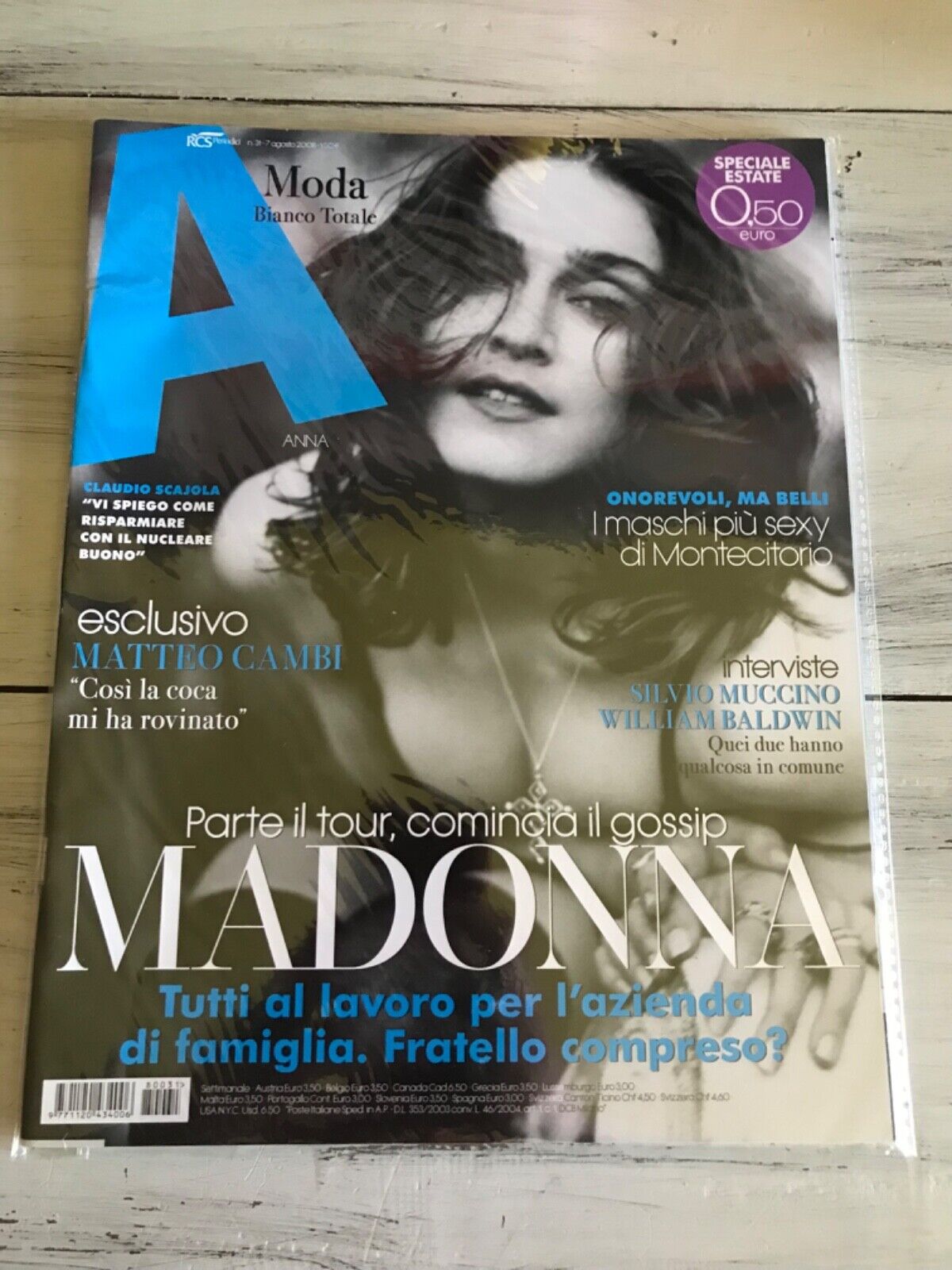 Madonna Anna Magazine 2008 Italy