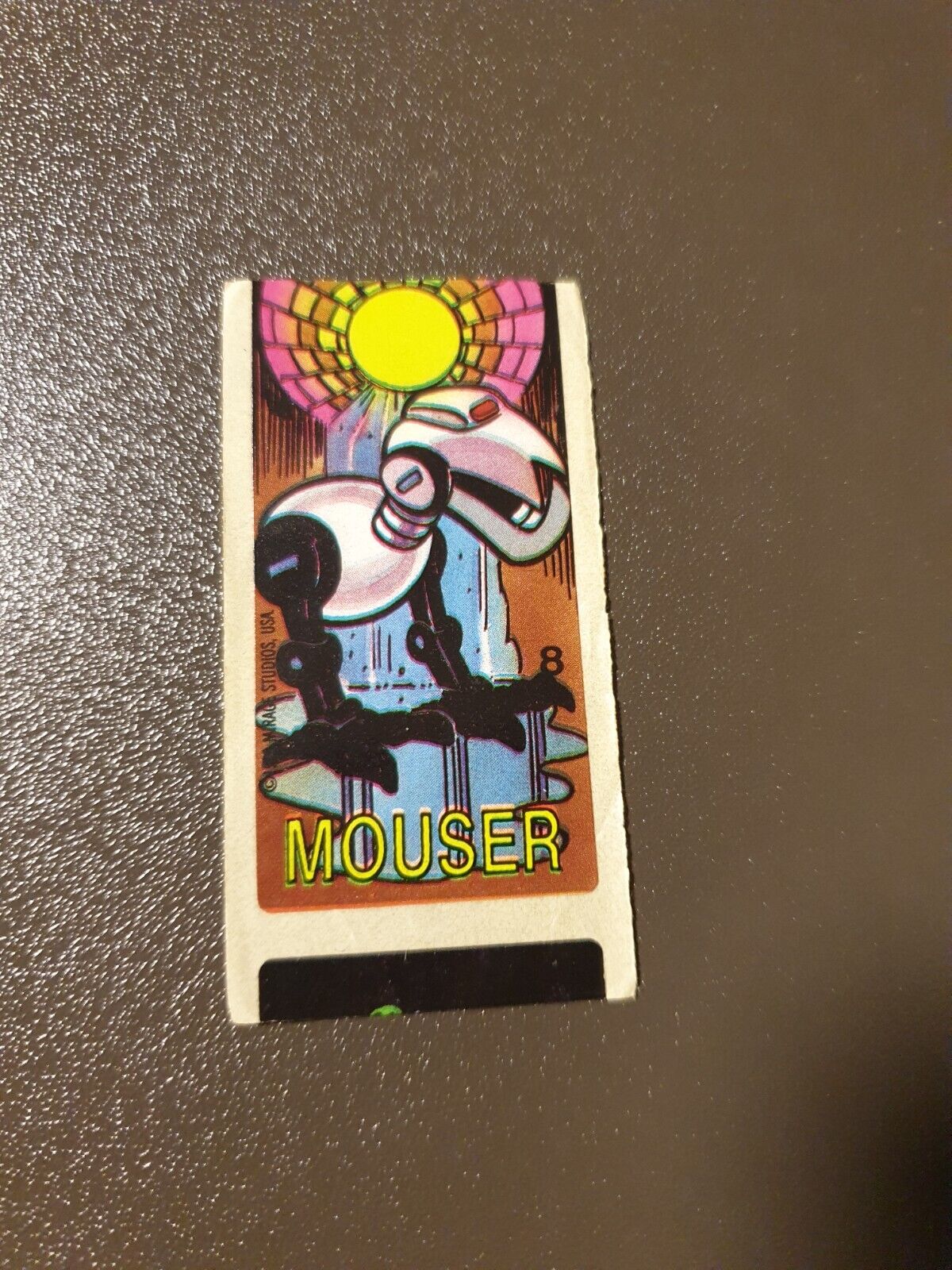 1989 TEENAGE MUTANT NINJA TURTLES Mirage Studios BUBBLE GUM Sticker No 8