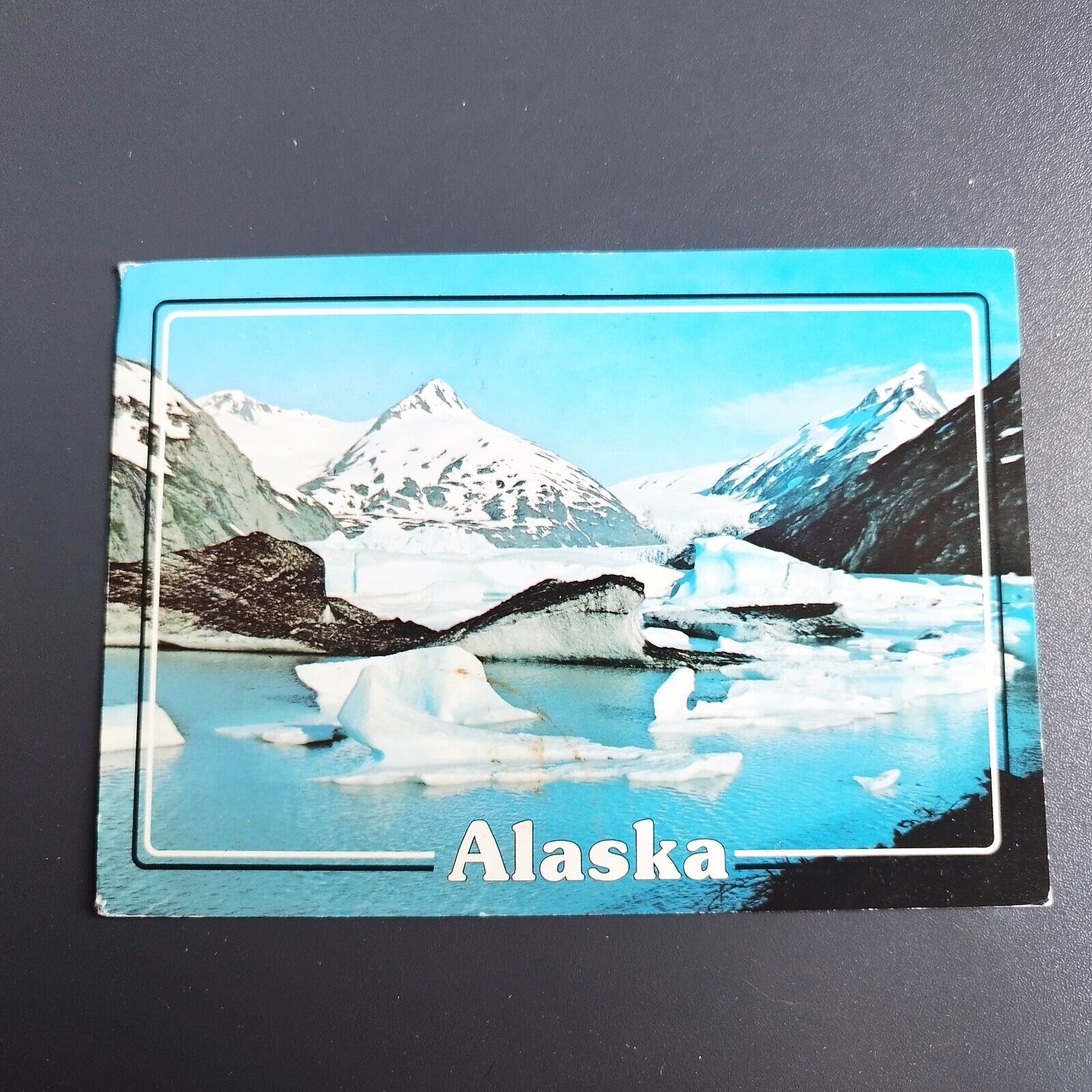 Postcard Alaska Portage Glacier Posted 1986