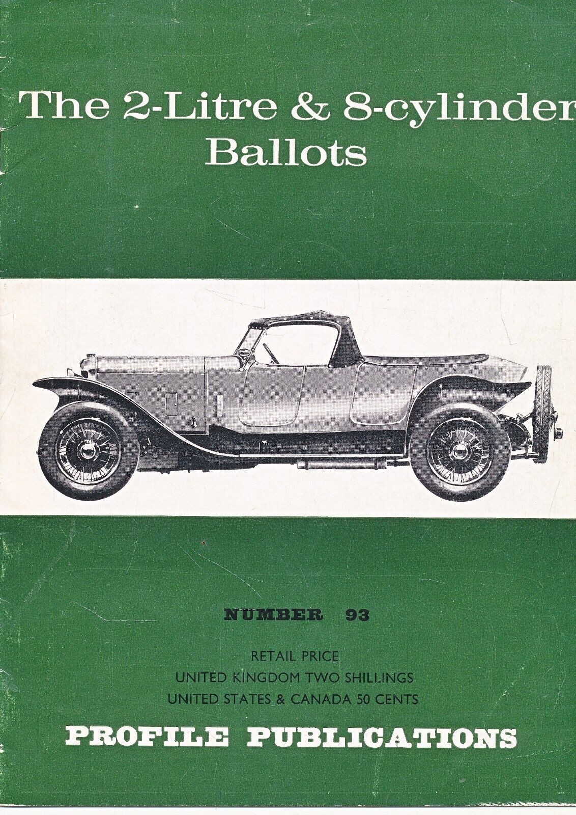 PROFILE PUBLICATIONS NO  93 - THE 2-LITRE  8-CYLINDER BALLOTS