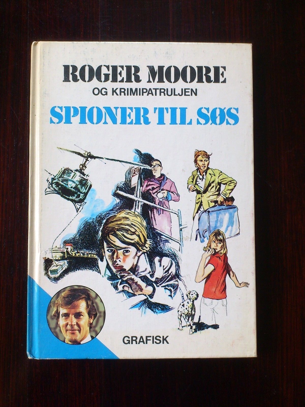 Roger Moore og Kriminalpatruljen Danish Children´s BookGrafisk 1977