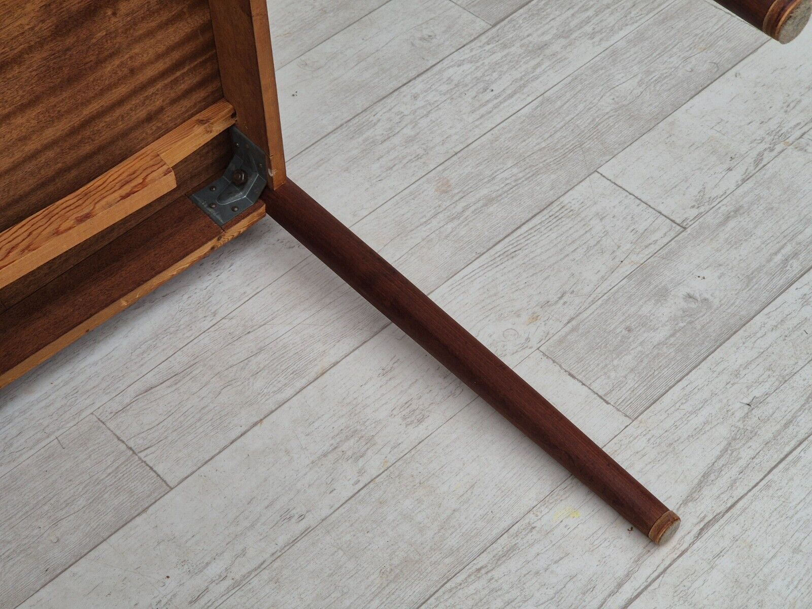 1970s Danish foldable dining table teak wood original condition