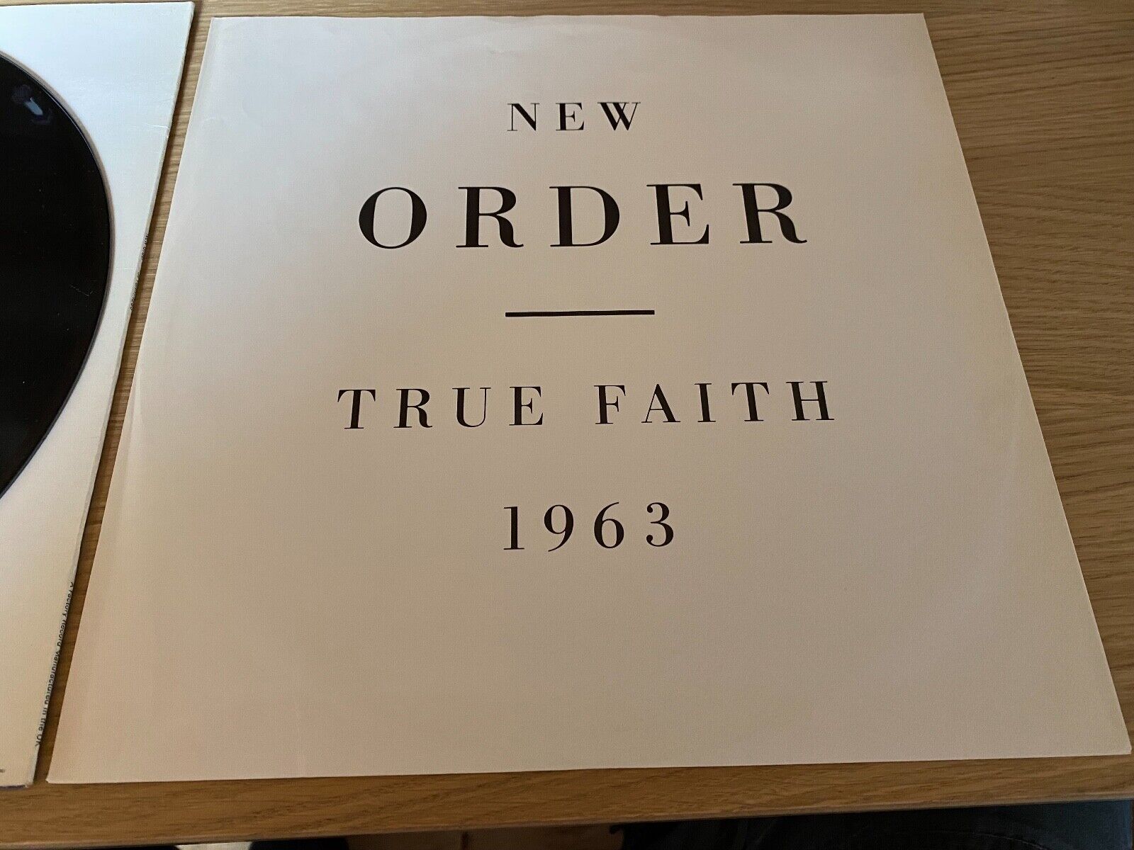 NEW ORDER "TRUE FAITH" FACTORY 1987 BIEM / NCB SWEDISH PRESSED 12" MAXI FACTORY*