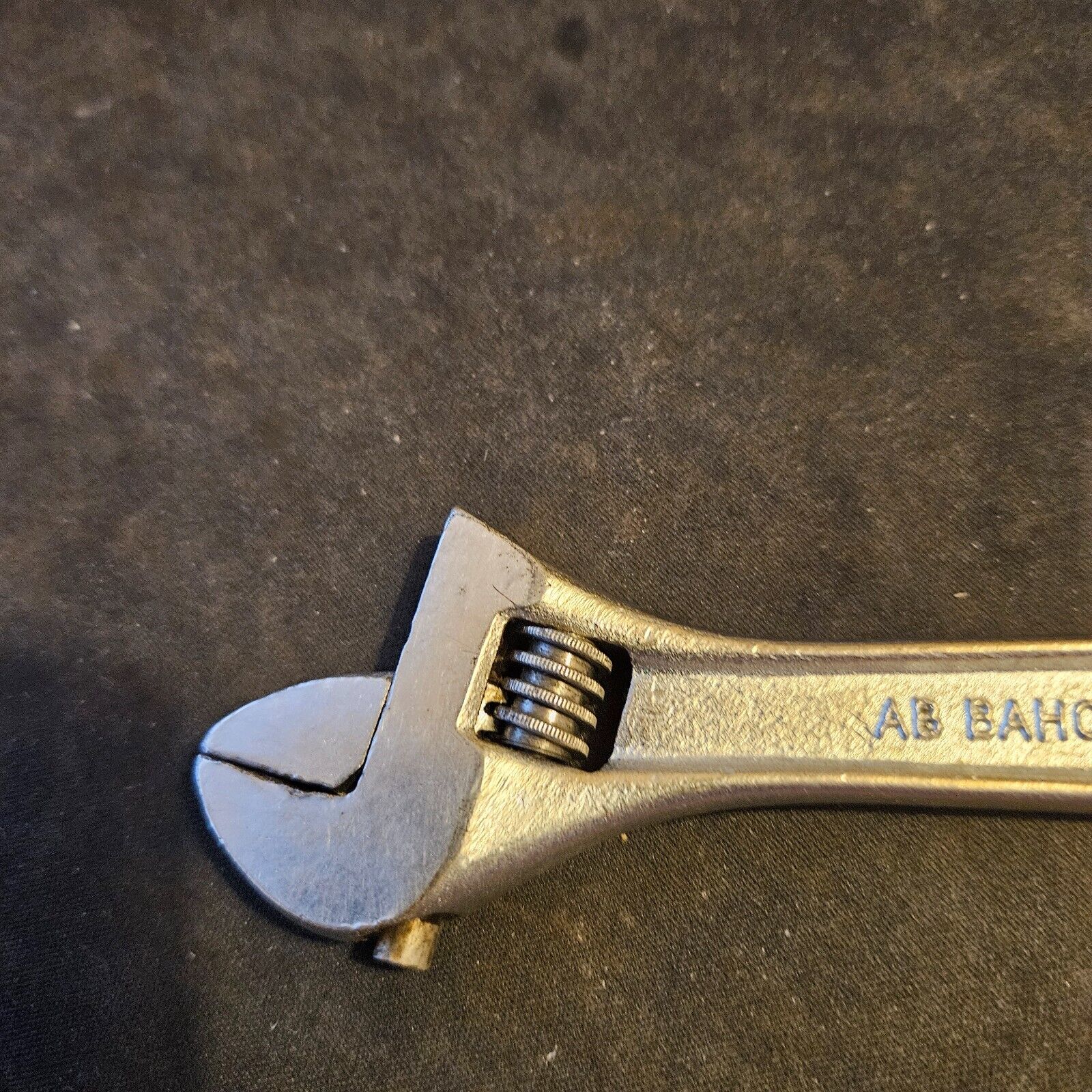 Rare Vintage 6" Bahco 670 adjustable wrench - Chrom plated