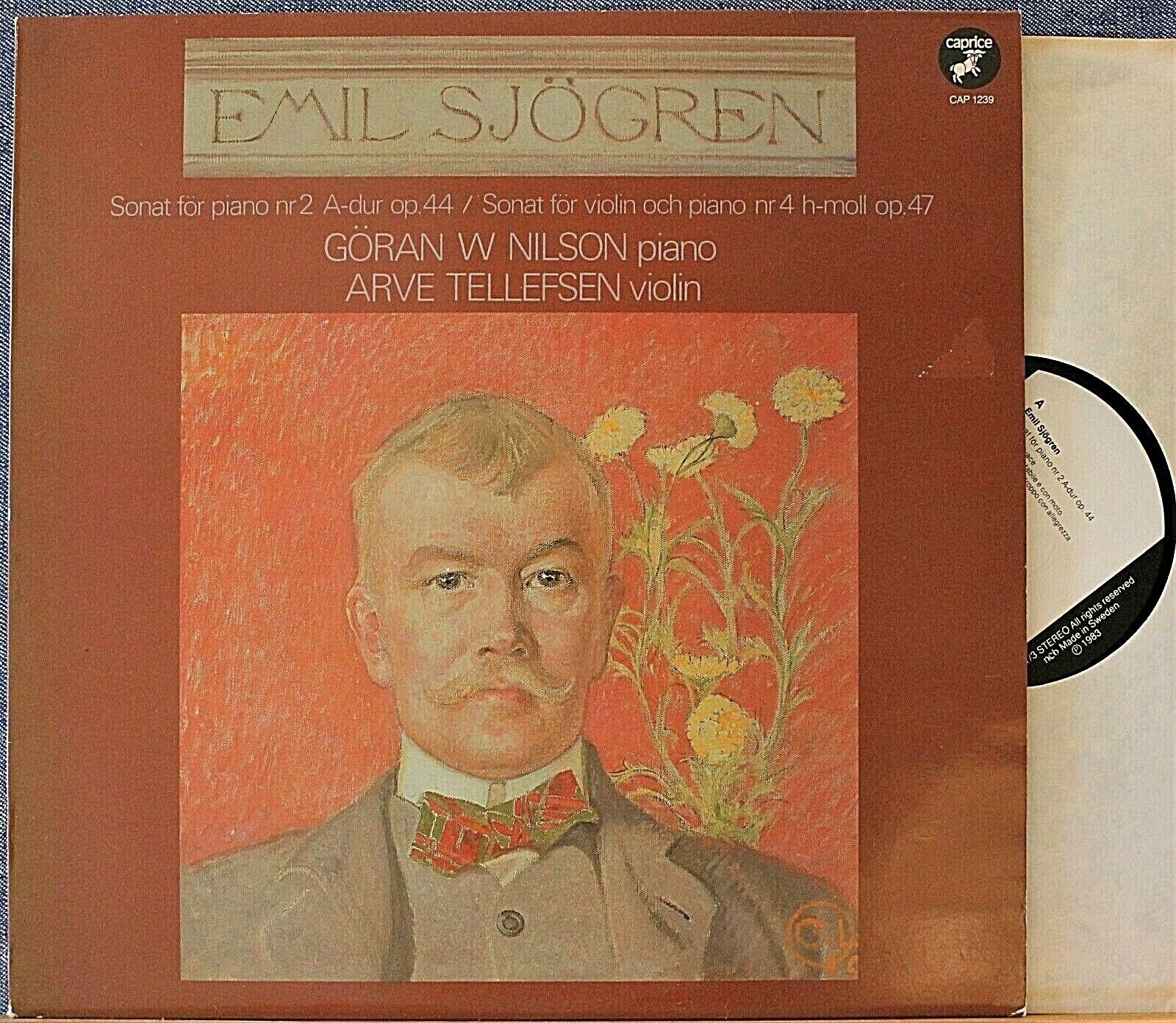 Tellefsen; Nilson Sjögren (Violin sonatas) Caprice CAP 1239 NM