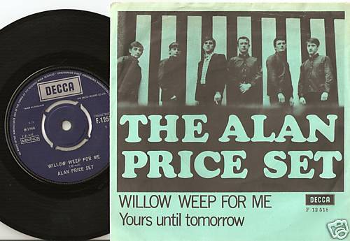 ALAN PRICE SET WILLOW WEEP FOR ME DANISH 45+PS 1966 MOD FREAKBEAT RB ANIMALS