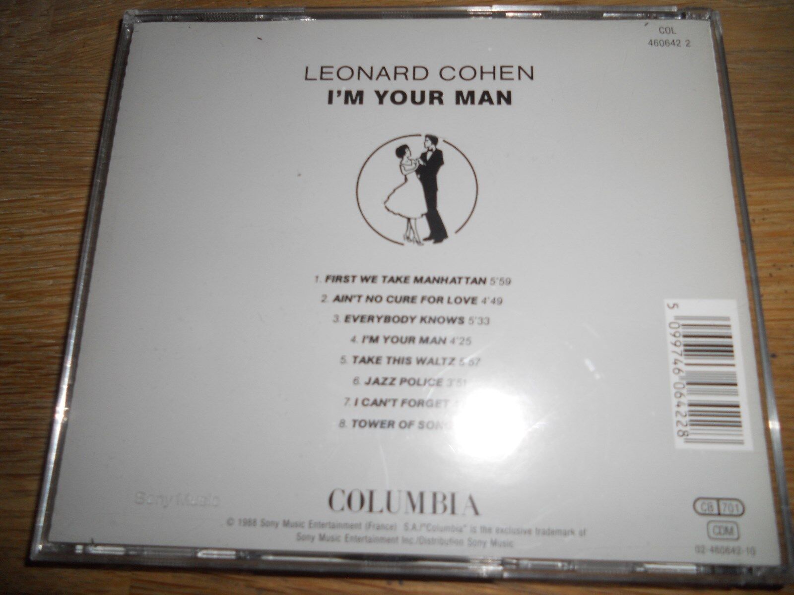 LEONARD COHEN "I´M YOUR MAN" 1988 COLUMBIA RECORDS AUSTRIAN PRESSING HIT ALBUM**