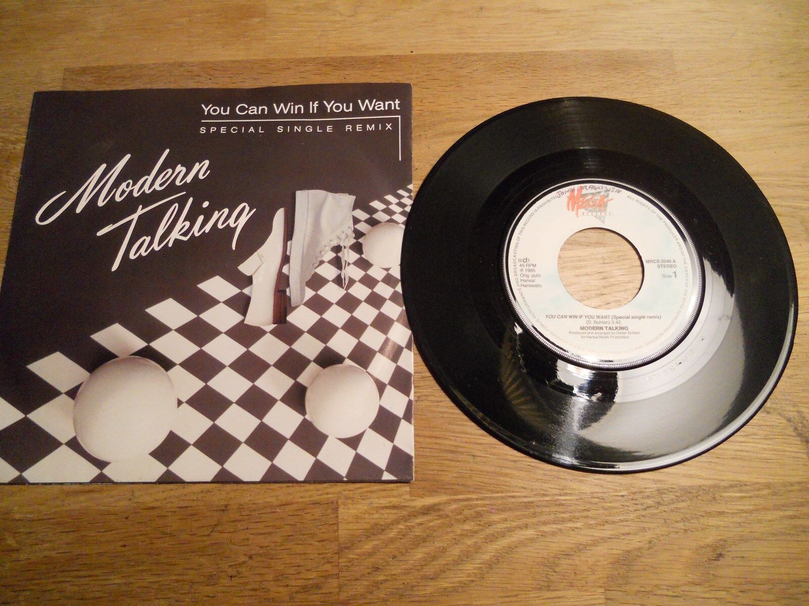 MODERN TALKING YOU CAN WIN IF YOU WANT SPECIAL SINGLE REMIX MEGA RECORDS NCB ´85