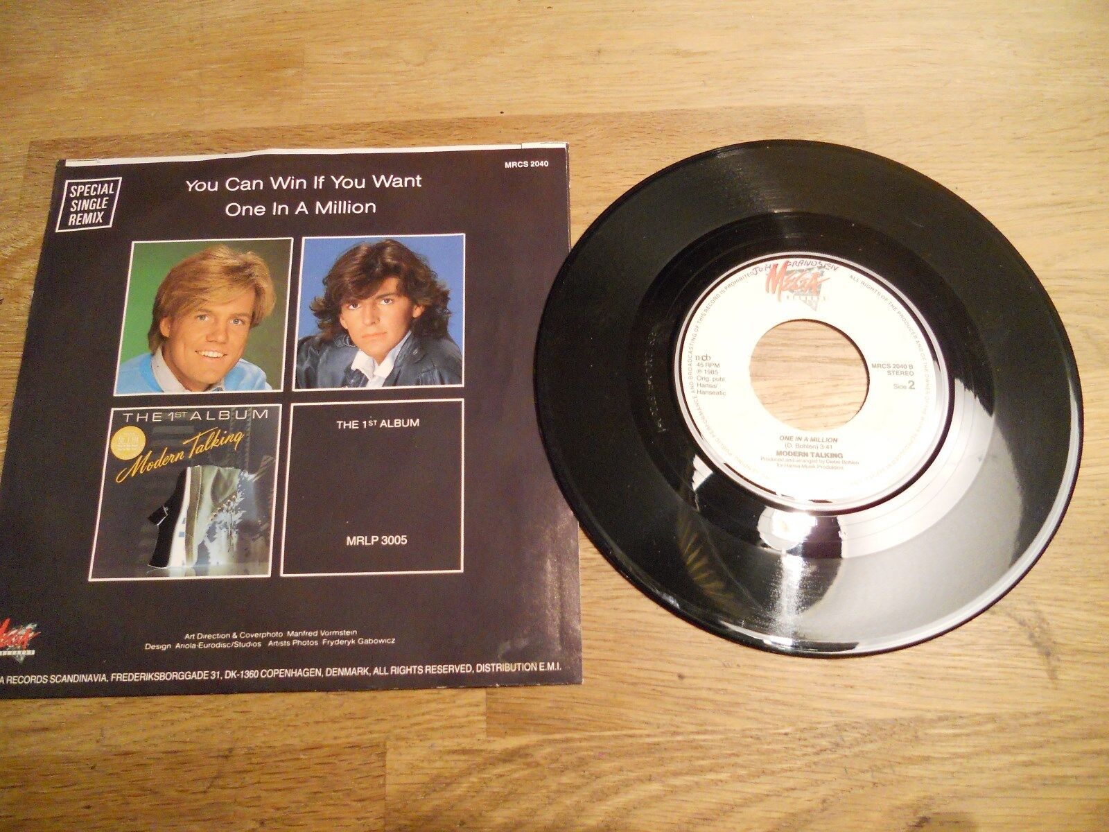 MODERN TALKING YOU CAN WIN IF YOU WANT SPECIAL SINGLE REMIX MEGA RECORDS NCB ´85