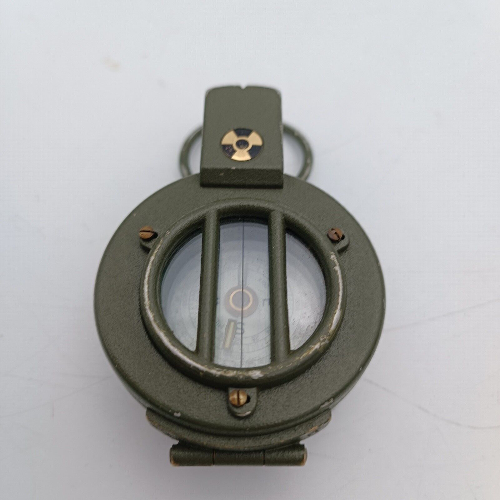 FRANCIS BARKER M-88 Prismatic Military Compass M88 Mils Olive Drab w/ Leather Ca