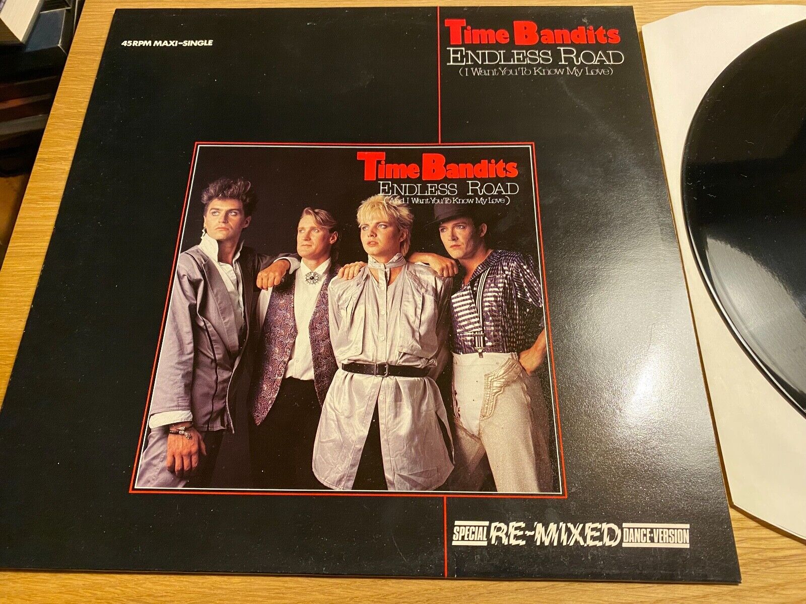 TIME BANDITS "ENDLESS ROAD" DANCE MIX 1985 CBS RECORDS 12" MAXI 45 RPM DUTCH OOP