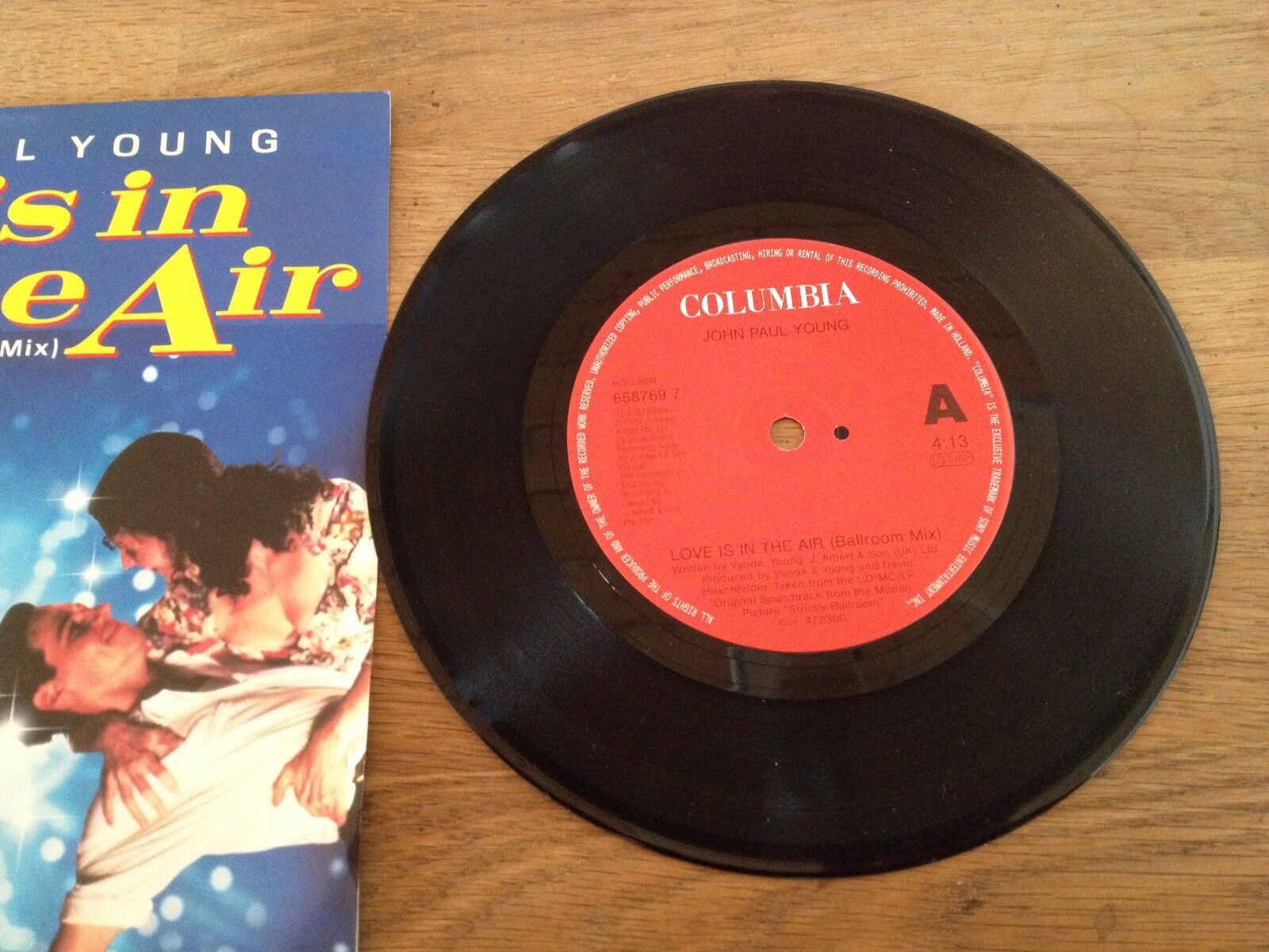 JOHN PAUL YOUNG "LOVE IS IN THE AIR" (BALLROOM MIX) 1992 COLUMBIA RECORDS FILM**