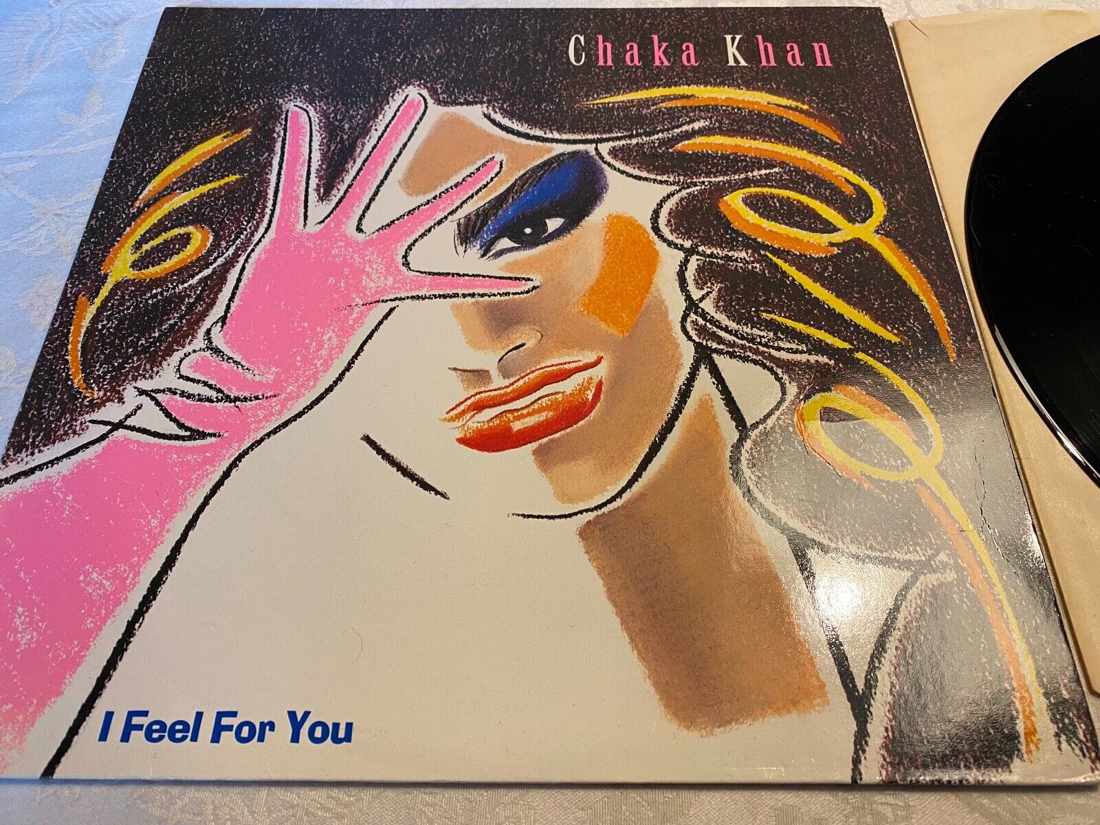 CHAKA KHAN / PRINCE "I FEEL FOR YOU" 1984 12" VINYL LP WARNER BROS RECORDS RAR