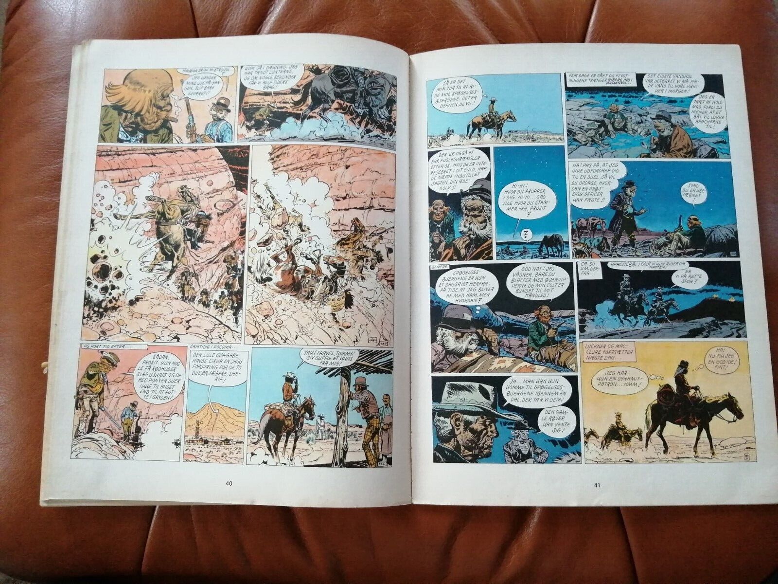 DenmarkComic album"GuldminenFort Navajo" Blueberry J-M Charlier1sted1974